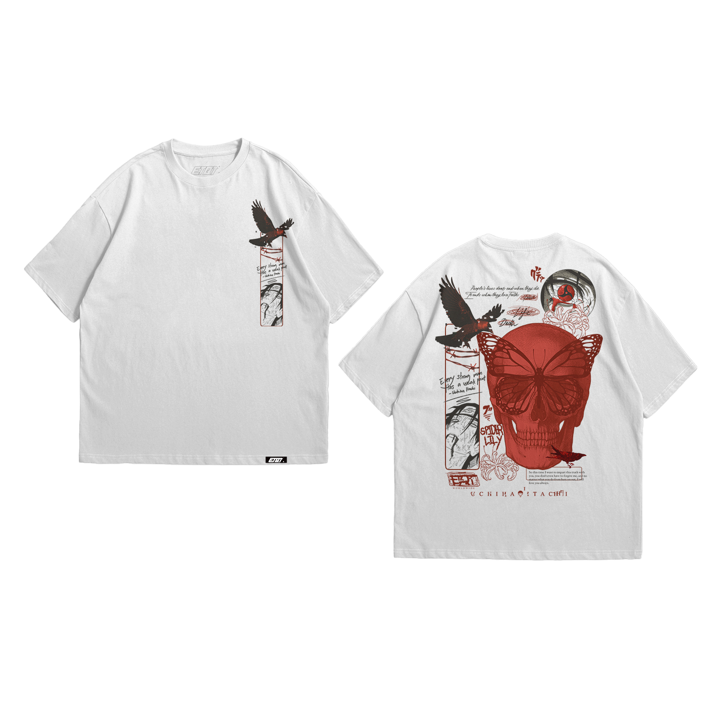Anime Shirt - Naruto - Uchiha Itachi - Aesthetic Art