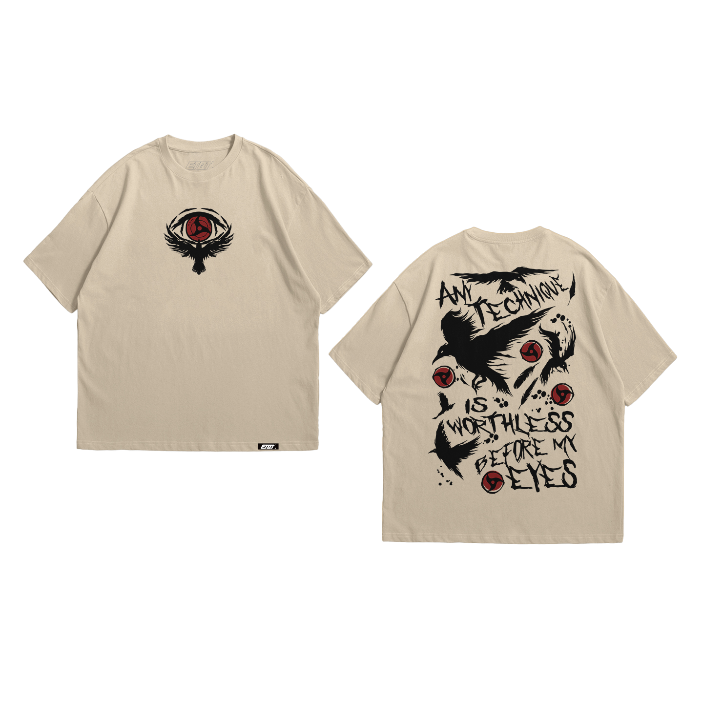 Anime Shirt - Naruto - Uchiha Itachi - Typography Art