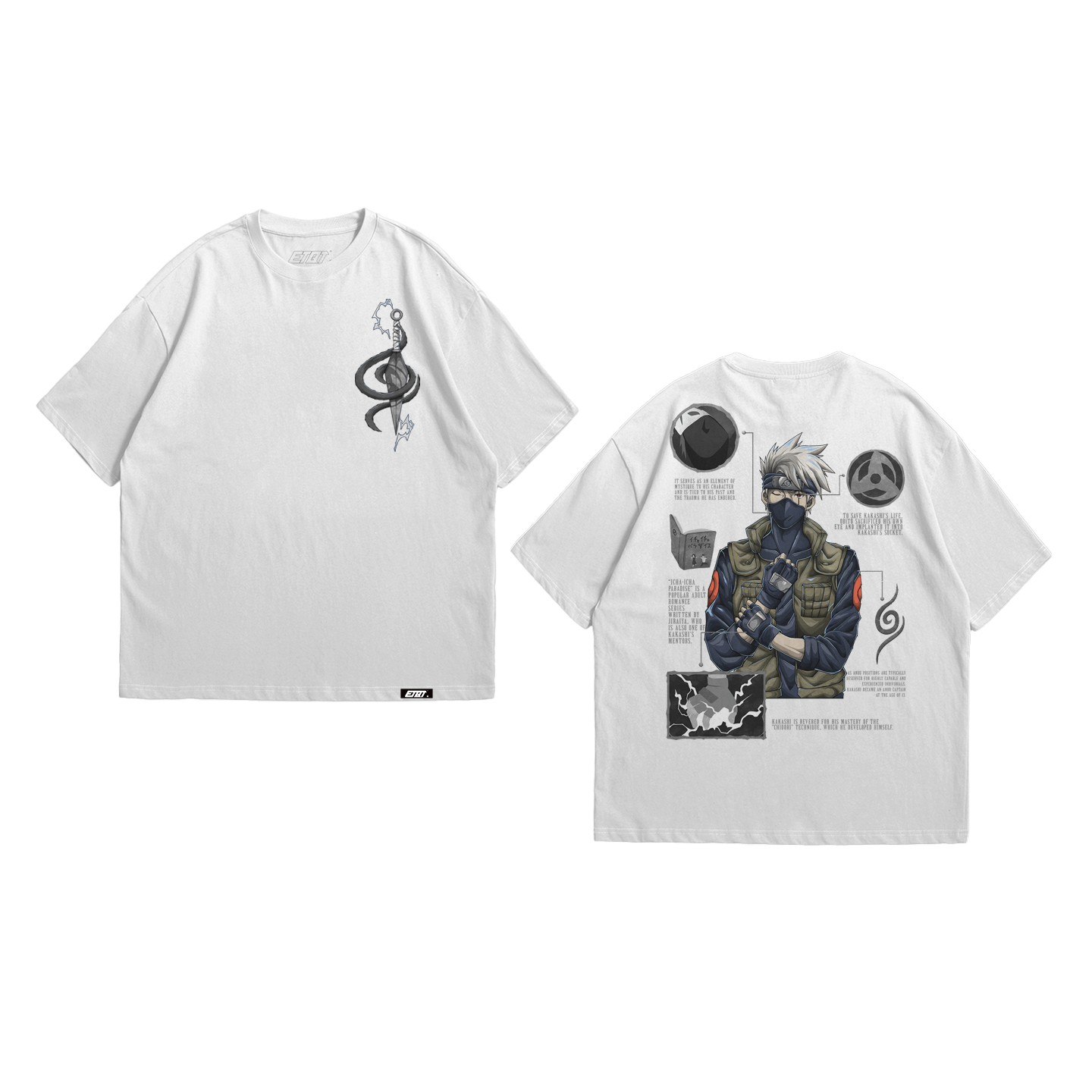 T-Shirt - Naruto - Kakashi Hatake v3