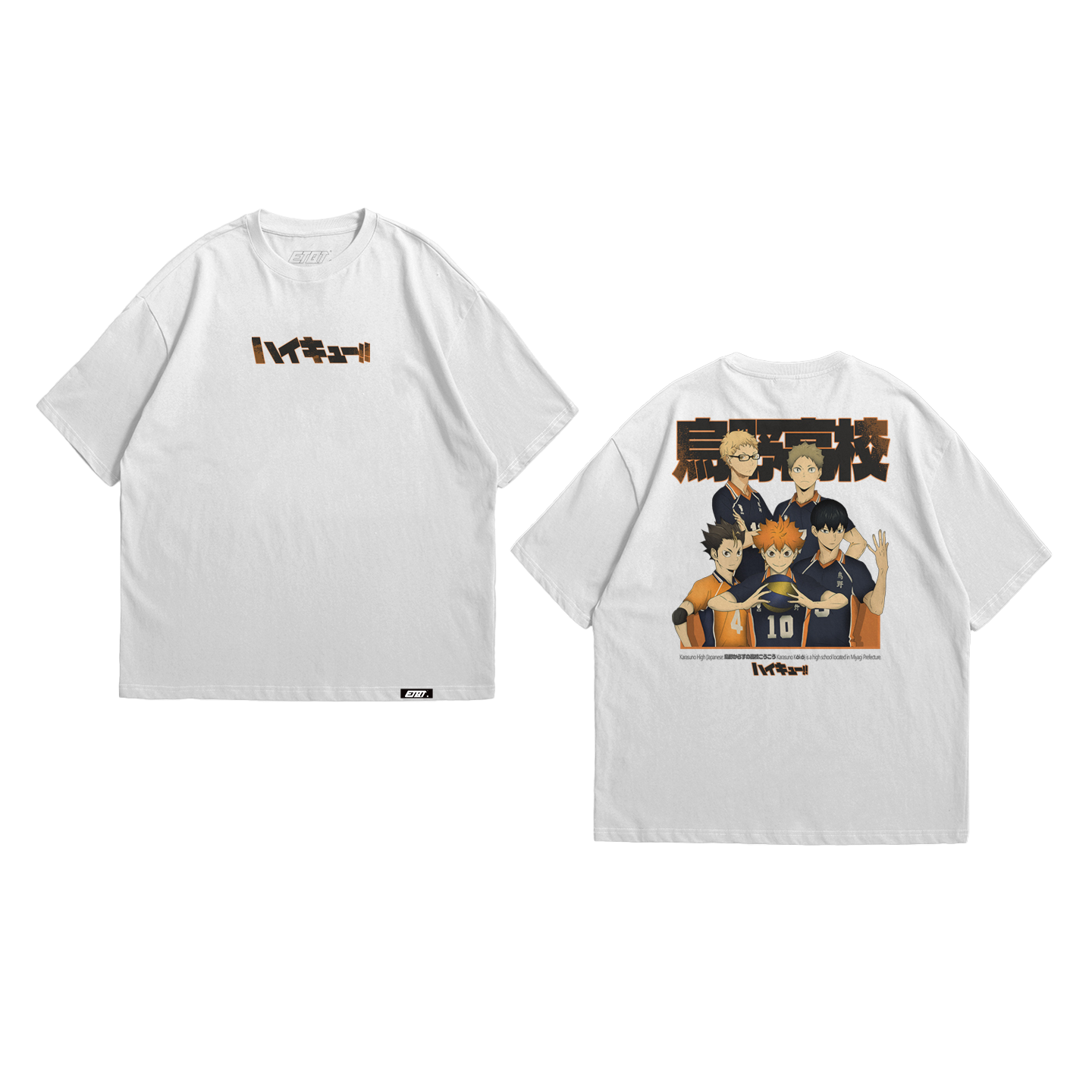 Anime Shirt - Haikyuu - Karasuno Team Members