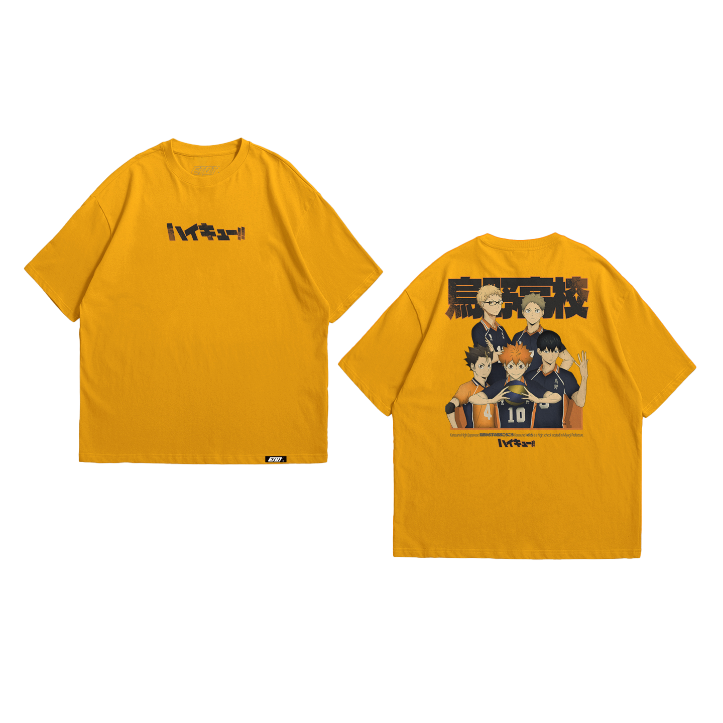 Anime Shirt - Haikyuu - Karasuno Team Members
