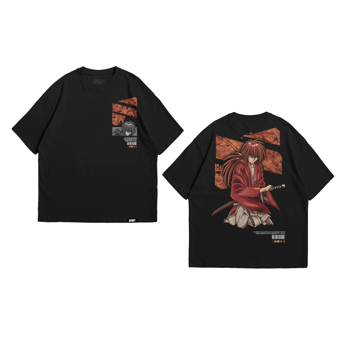T-Shirt  - Samurai X - Himura Kenshin v2