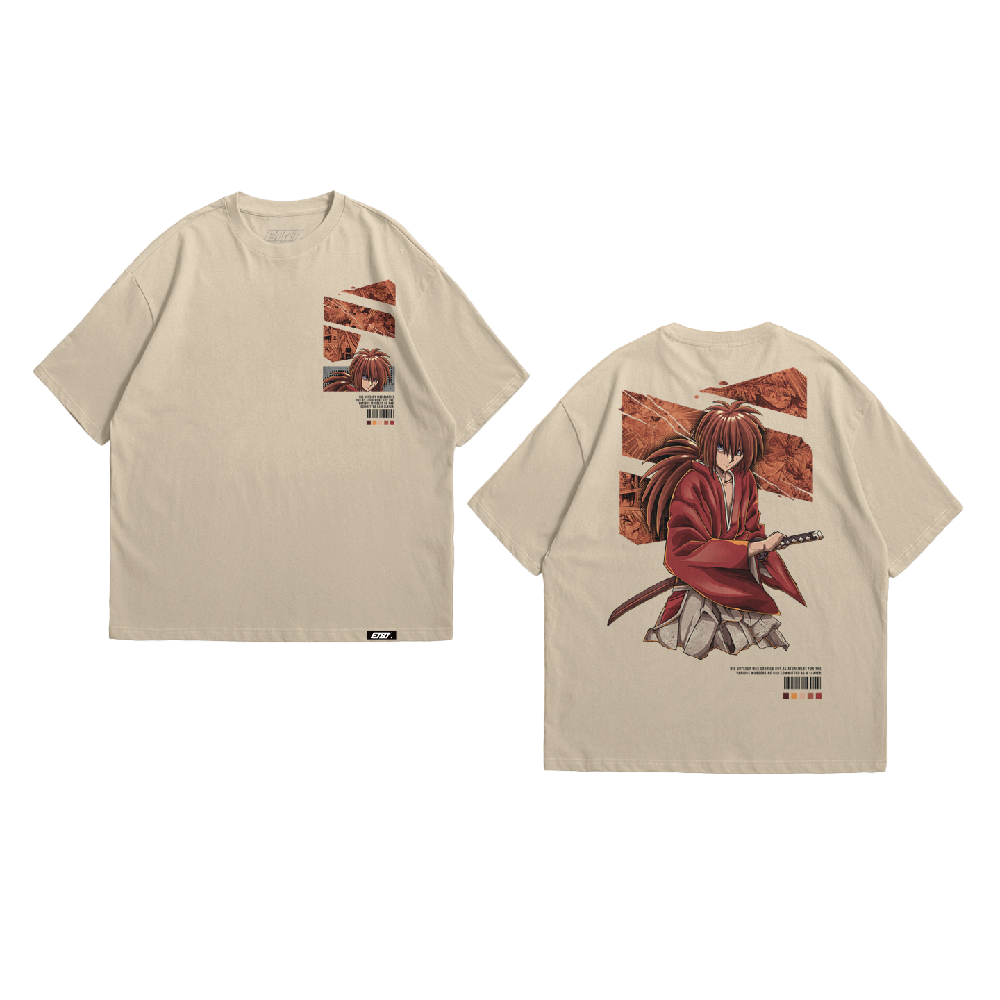 T-Shirt  - Samurai X - Himura Kenshin v2