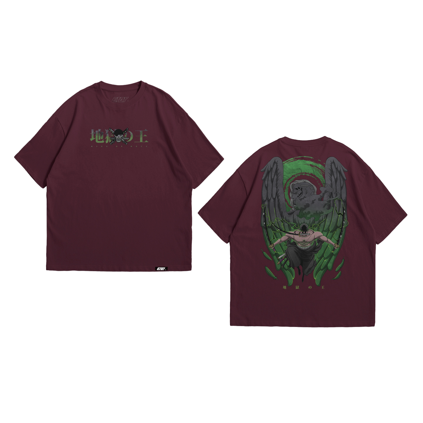 Anime Shirt - One Piece - Roronoa Zoro - King of Hell