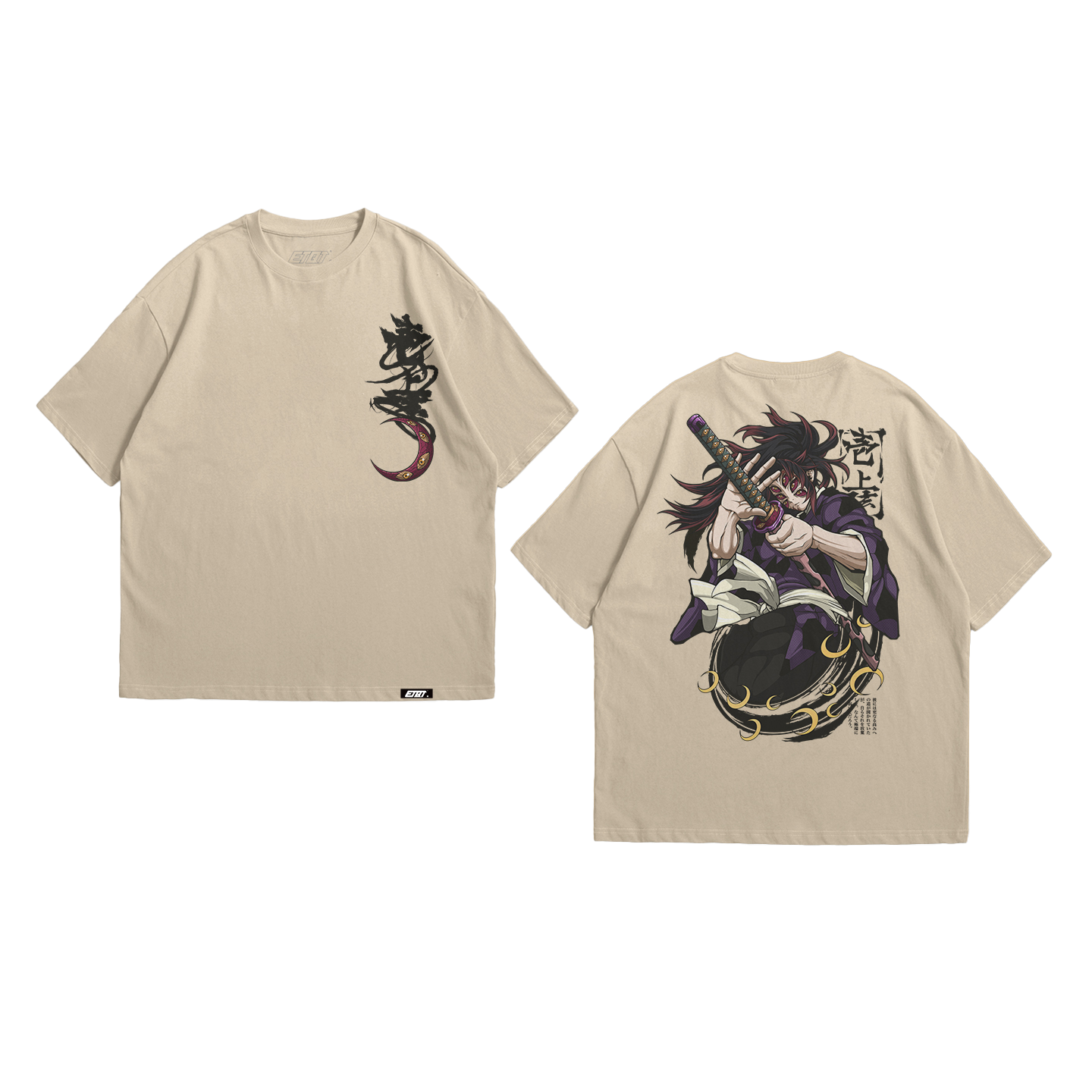 Anime Shirt - Demon Slayer - Kokushibo - Colorized