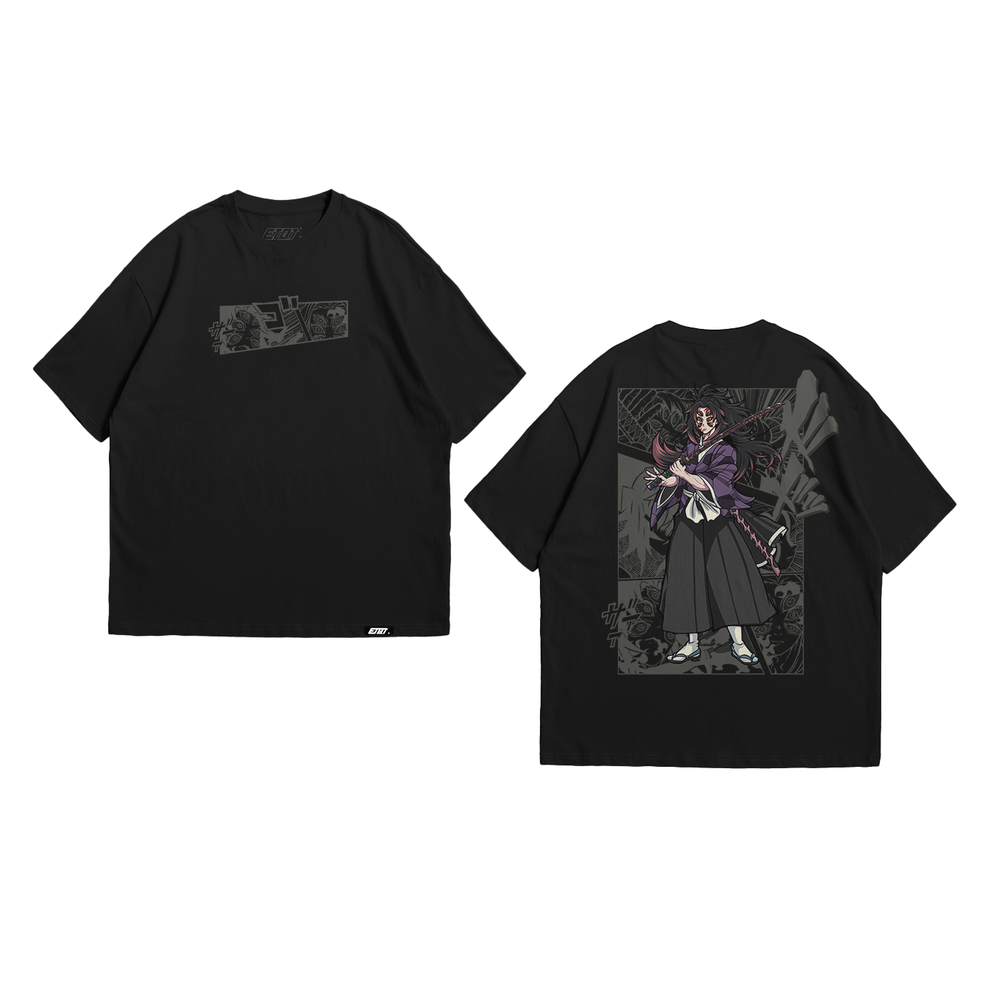 Anime Shirt - Demon Slayer - Kokushibo v4