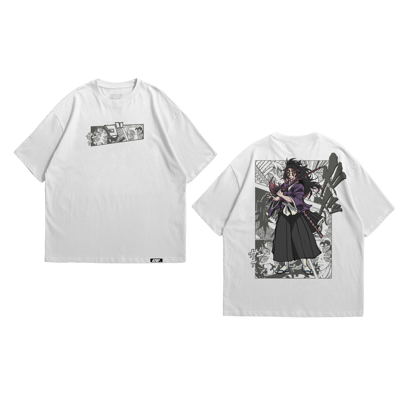 Anime Shirt - Demon Slayer - Kokushibo v4
