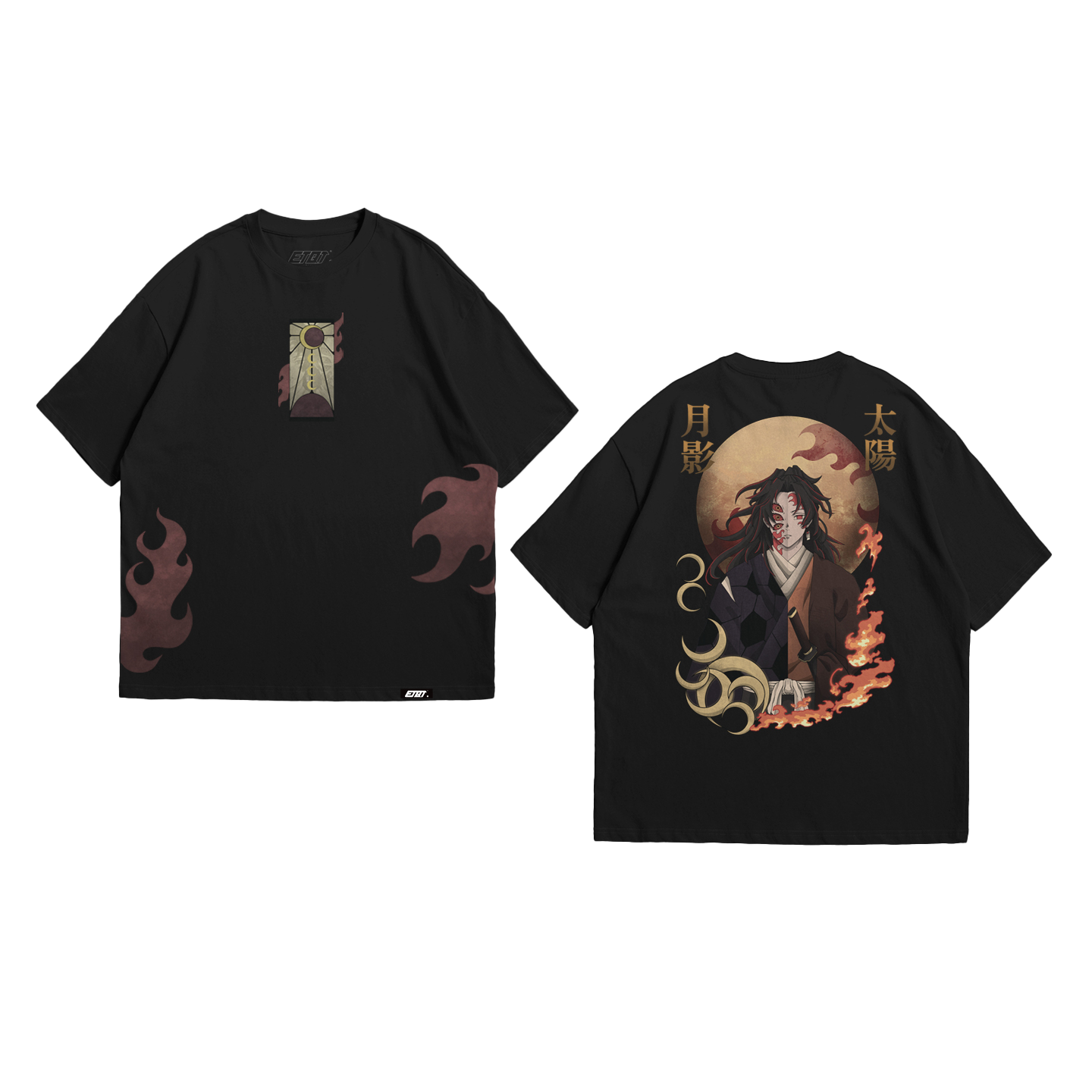 T-Shirt - Demon Slayer - Kokushibo and Yoriichi