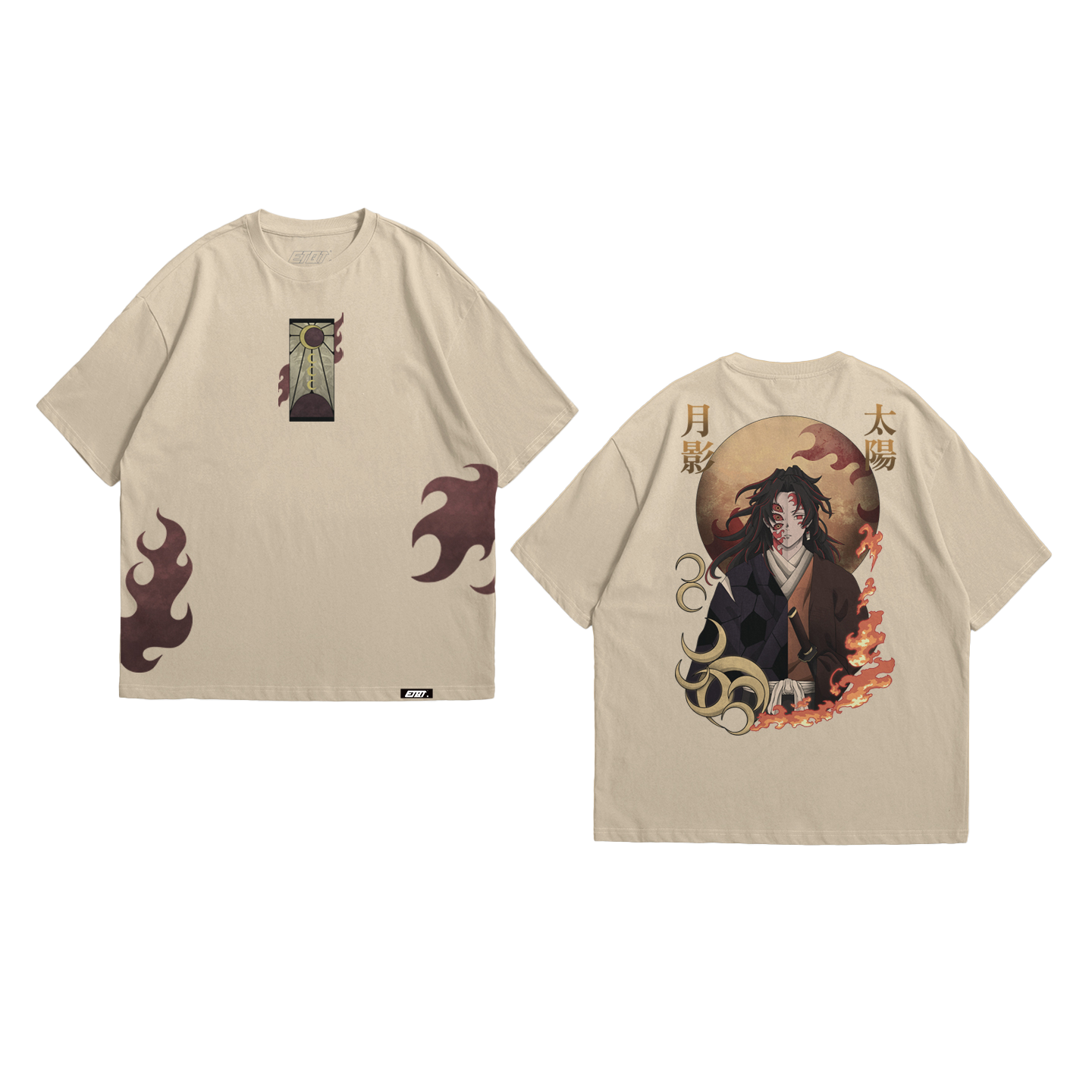 T-Shirt - Demon Slayer - Kokushibo and Yoriichi
