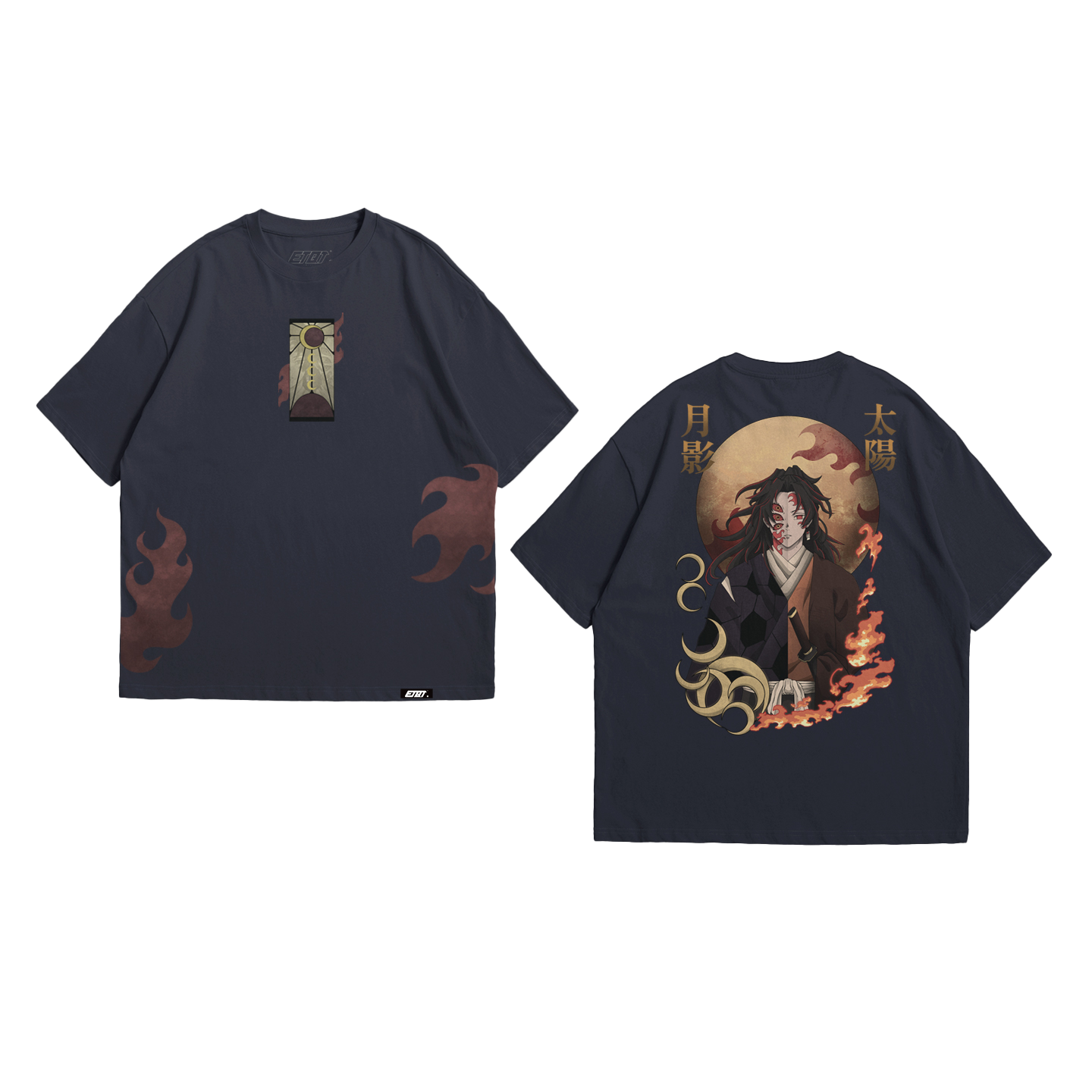 T-Shirt - Demon Slayer - Kokushibo and Yoriichi
