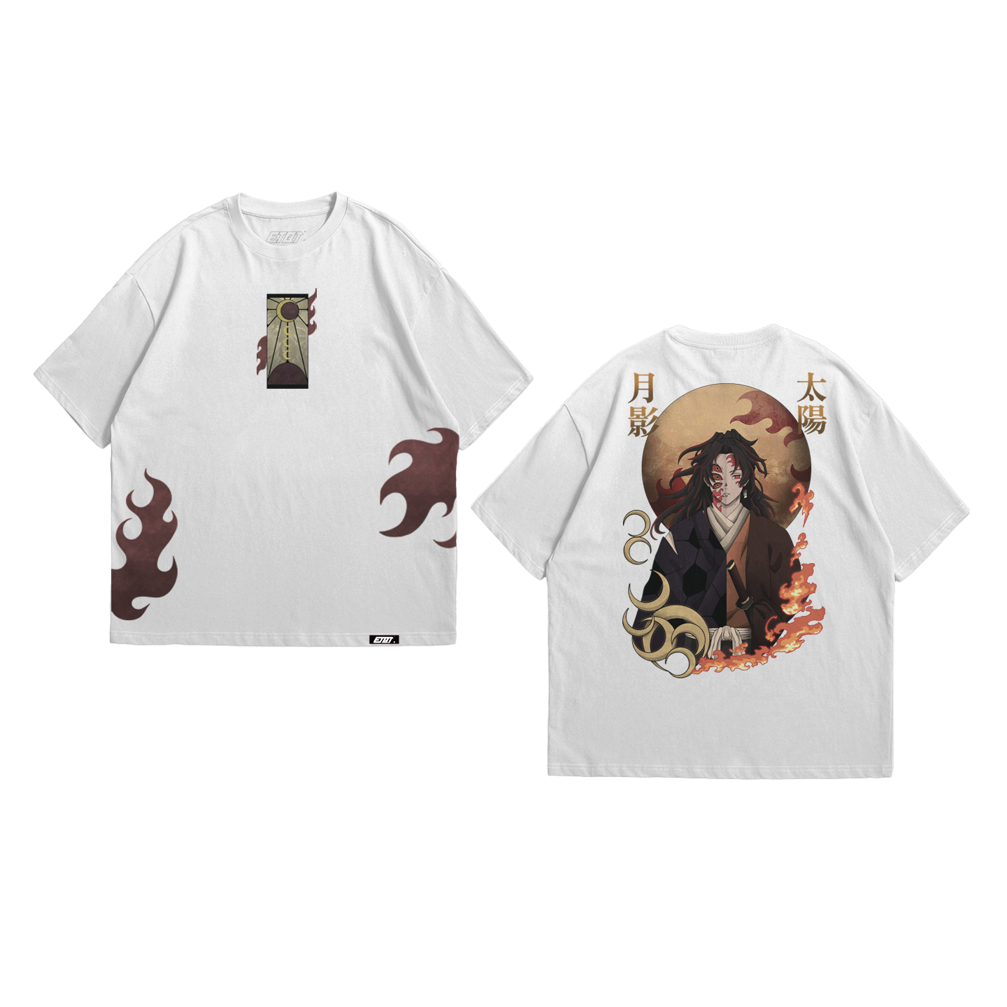 T-Shirt - Demon Slayer - Kokushibo and Yoriichi