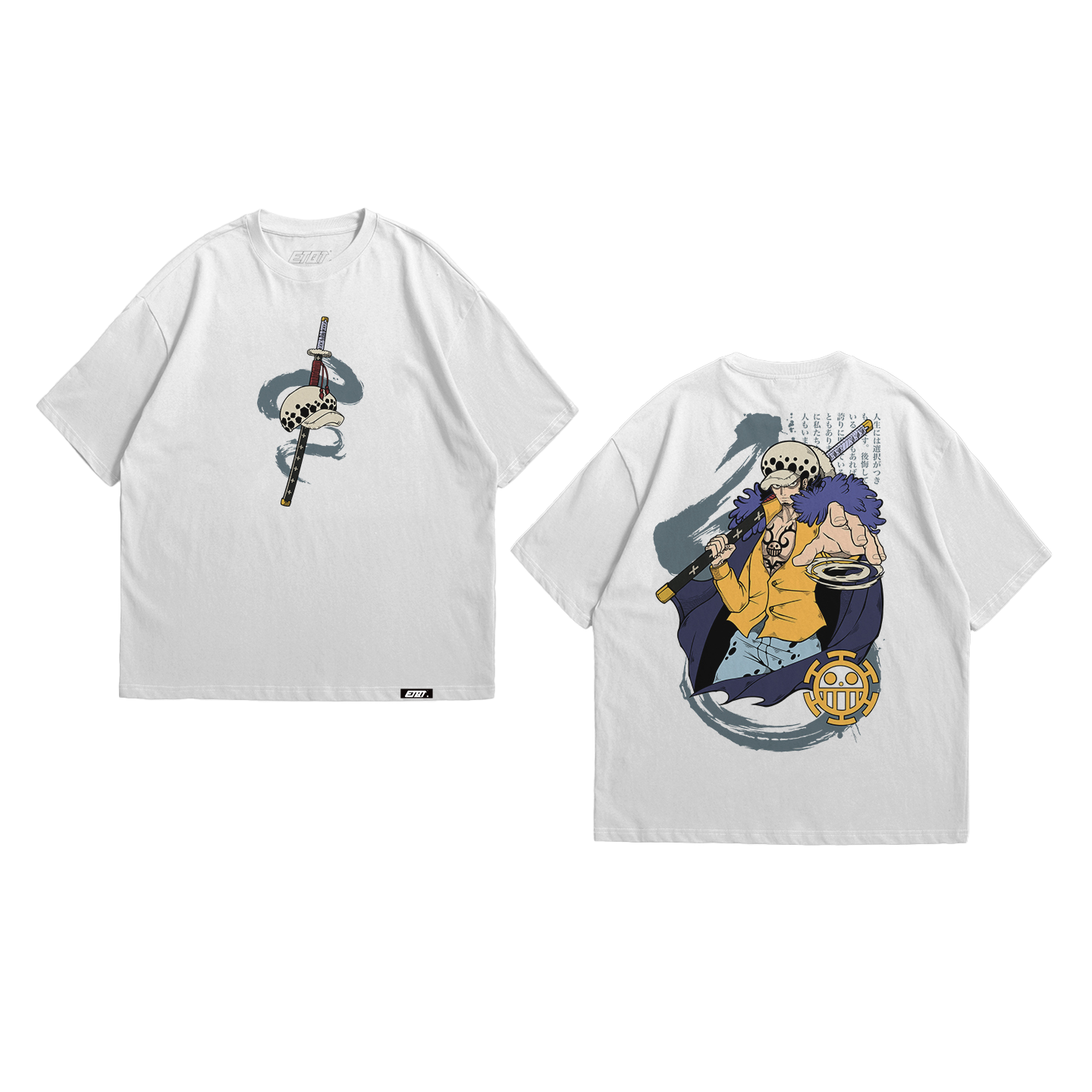 Anime Shirt - One Piece - Trafalgar D. Law - Colorized
