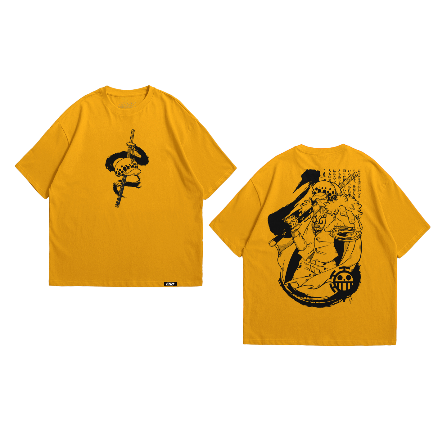 Anime Shirt - One Piece - Trafalgar D. Law - Line Art