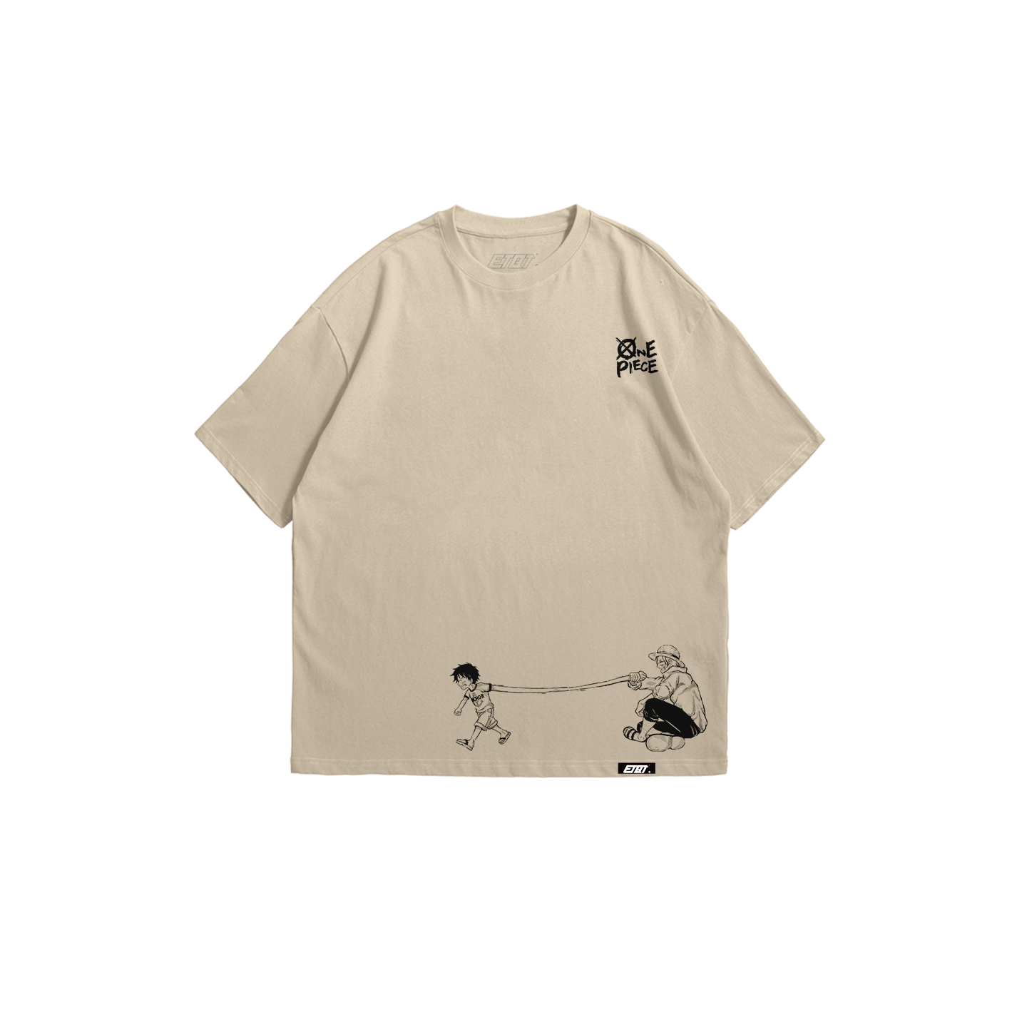 [New Released] Anime Shirt - One Piece - Manga Style - Luffy and Shanks