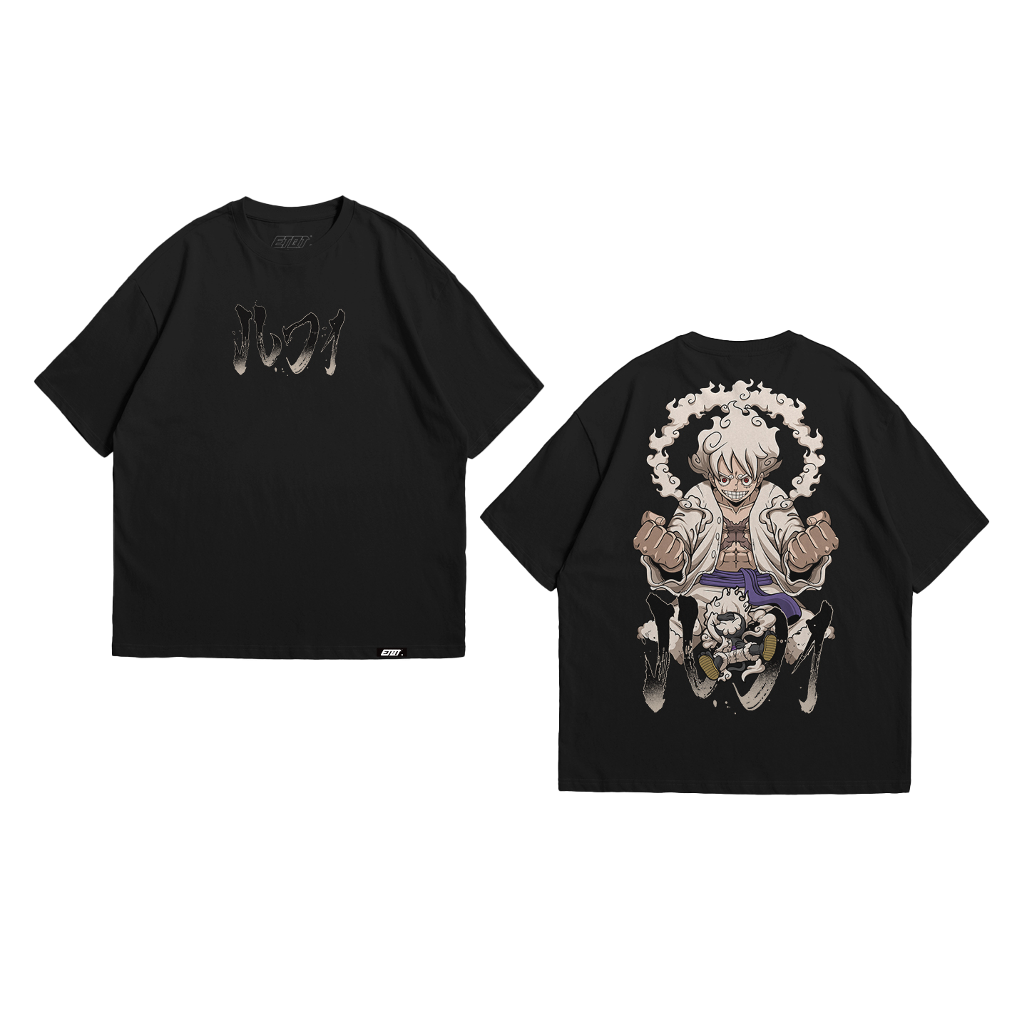 Anime Shirt - One Piece - Luffy Gear 5th - Sun God Nika v8