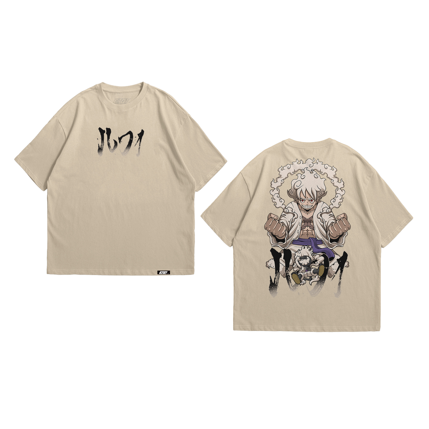 Anime Shirt - One Piece - Luffy Gear 5th - Sun God Nika v8