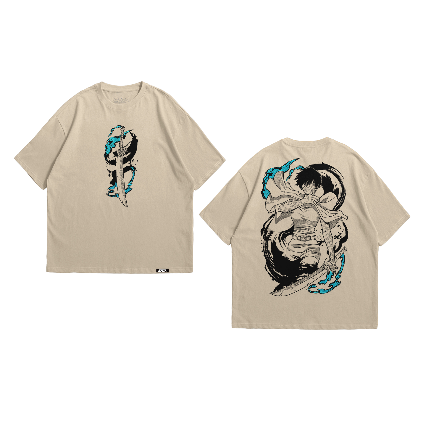 Anime Shirt - Jujutsu Kaisen - Maki Zenin - Line Art