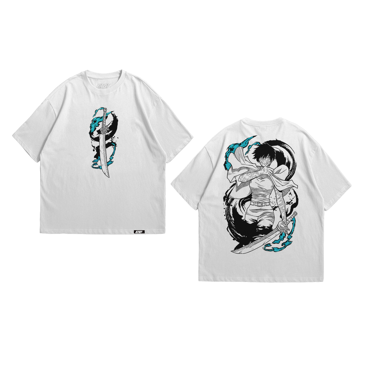 Anime Shirt - Jujutsu Kaisen - Maki Zenin - Line Art
