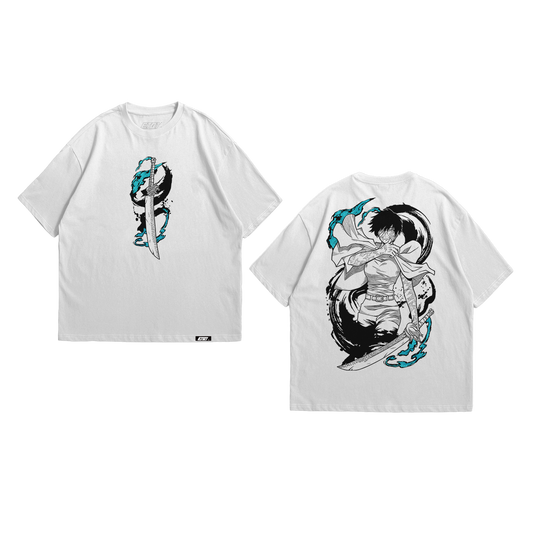 Anime Shirt - Jujutsu Kaisen - Maki Zenin - Line Art