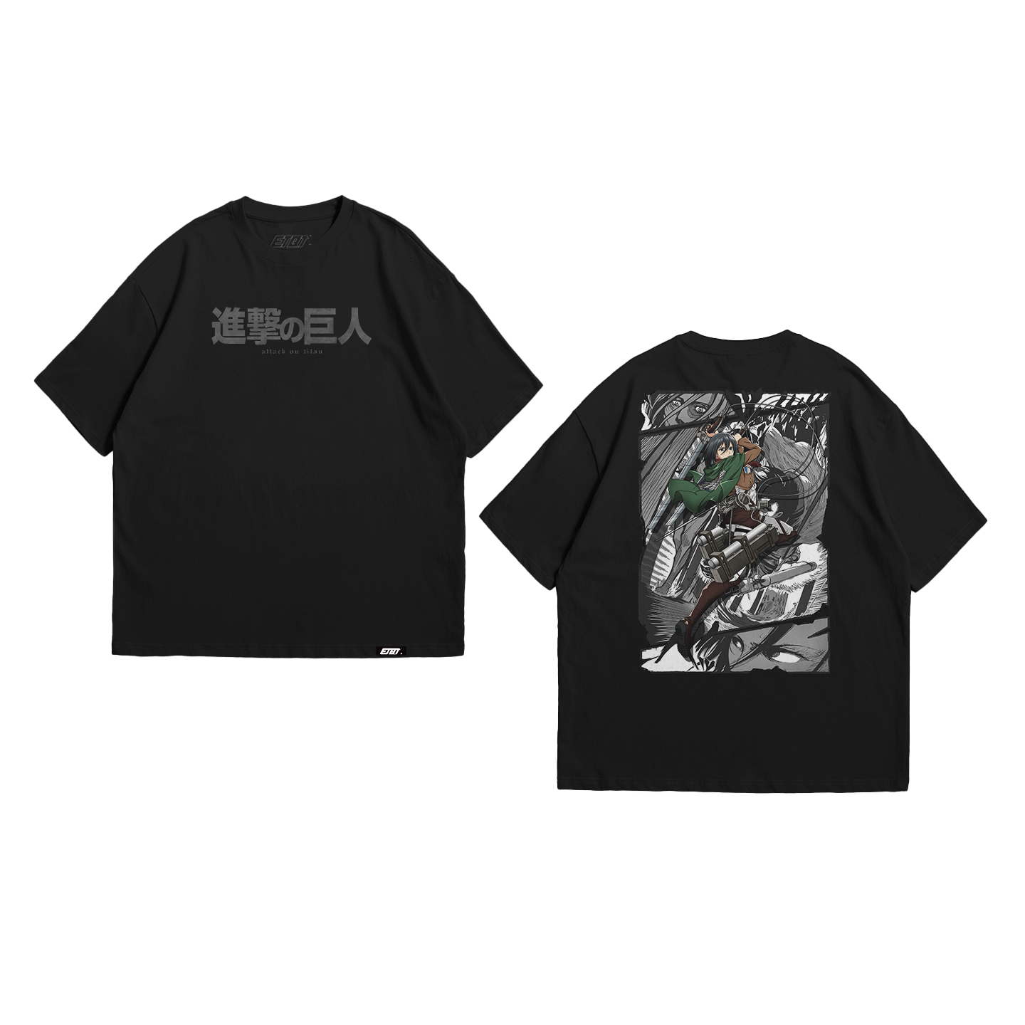 Anime Shirt - Attack on Titan - Manga Art - Mikasa Ackerman
