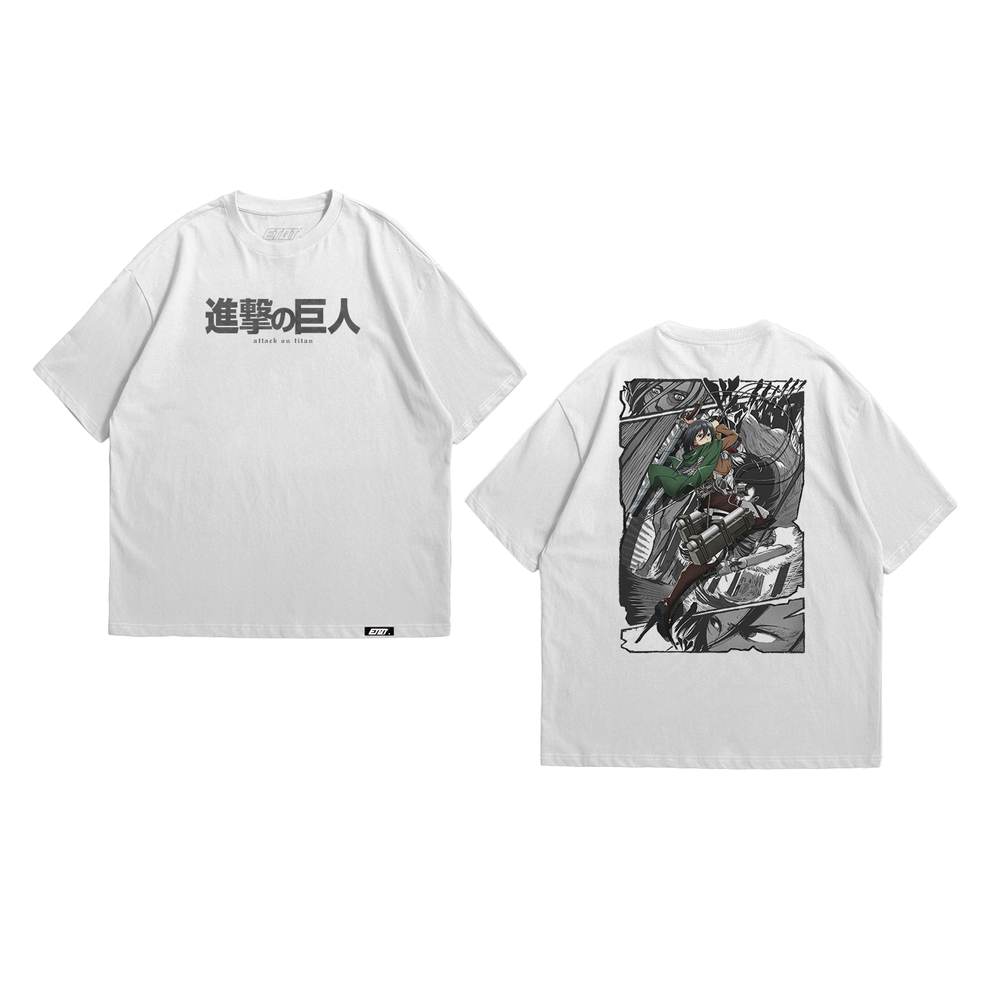 Anime Shirt - Attack on Titan - Manga Art - Mikasa Ackerman