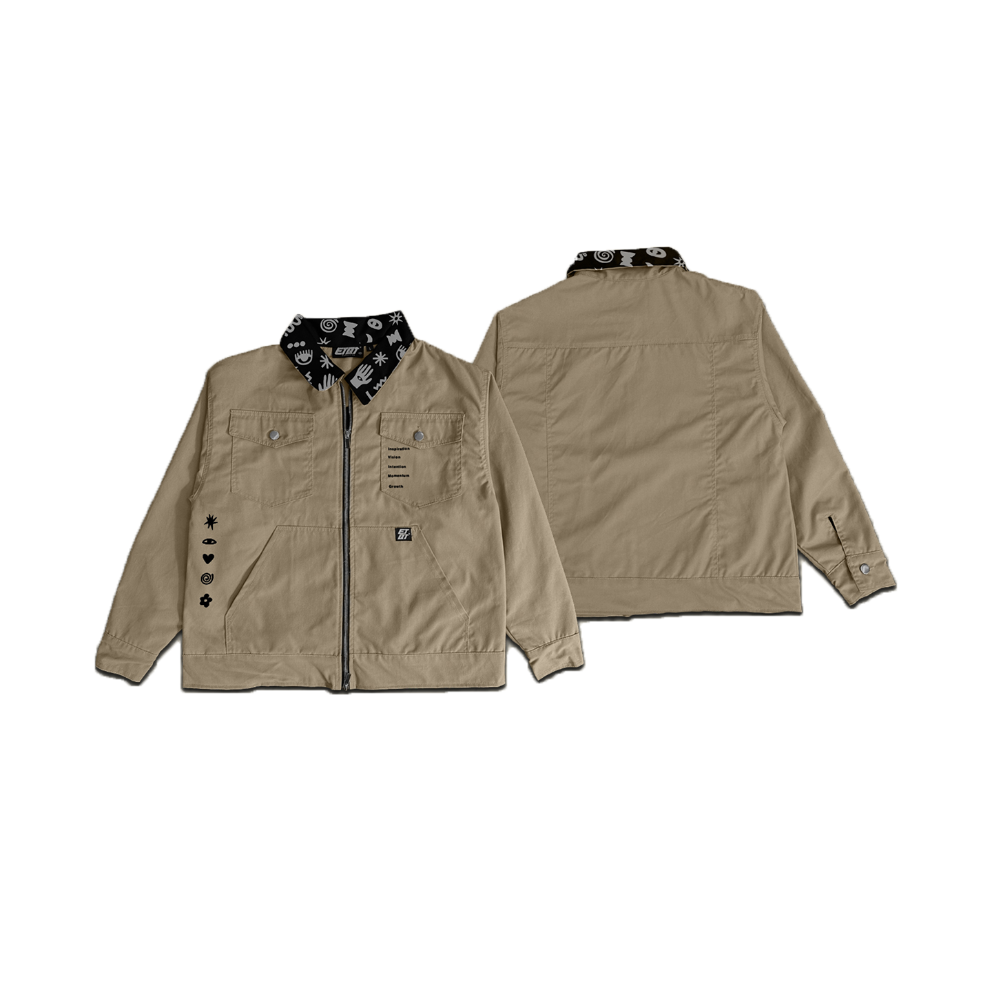 [New Released] ETQT Field Jacket - Minimalist Print V1
