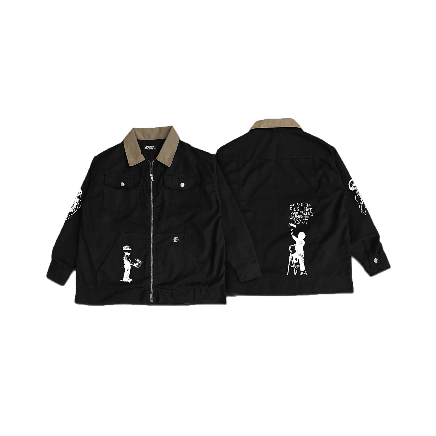 [New Released] ETQT Field Jacket - Minimalist Print V3