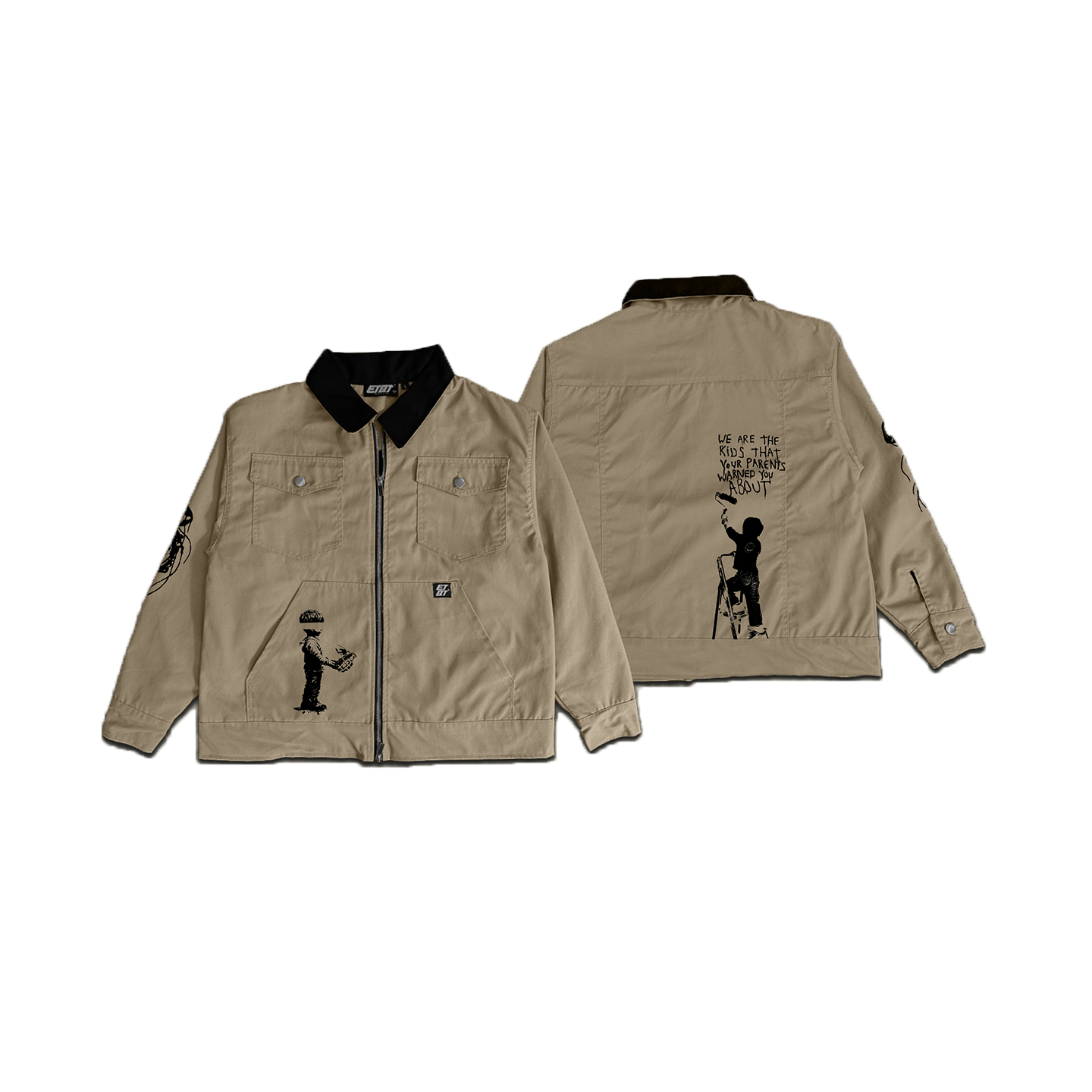 [New Released] ETQT Field Jacket - Minimalist Print V3