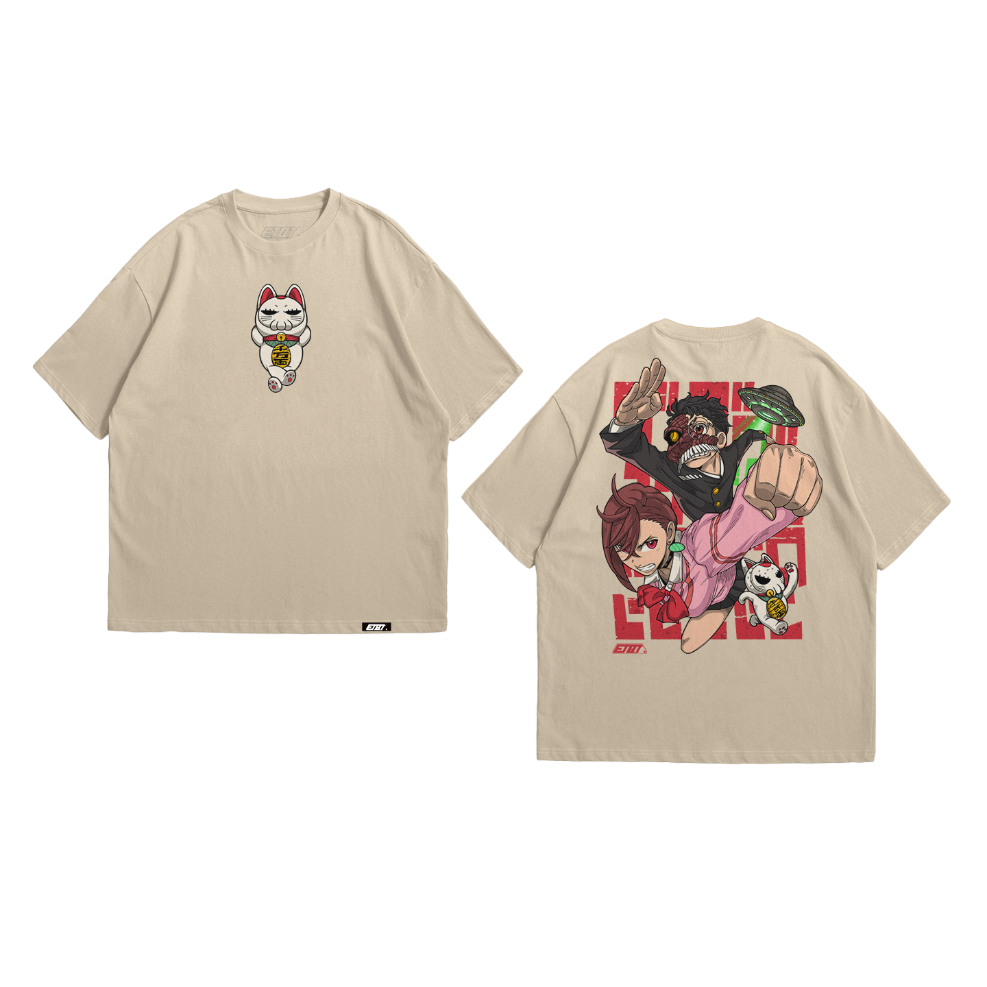 T-Shirt - Dandadan - Momo, Ken, and Turbo Granny
