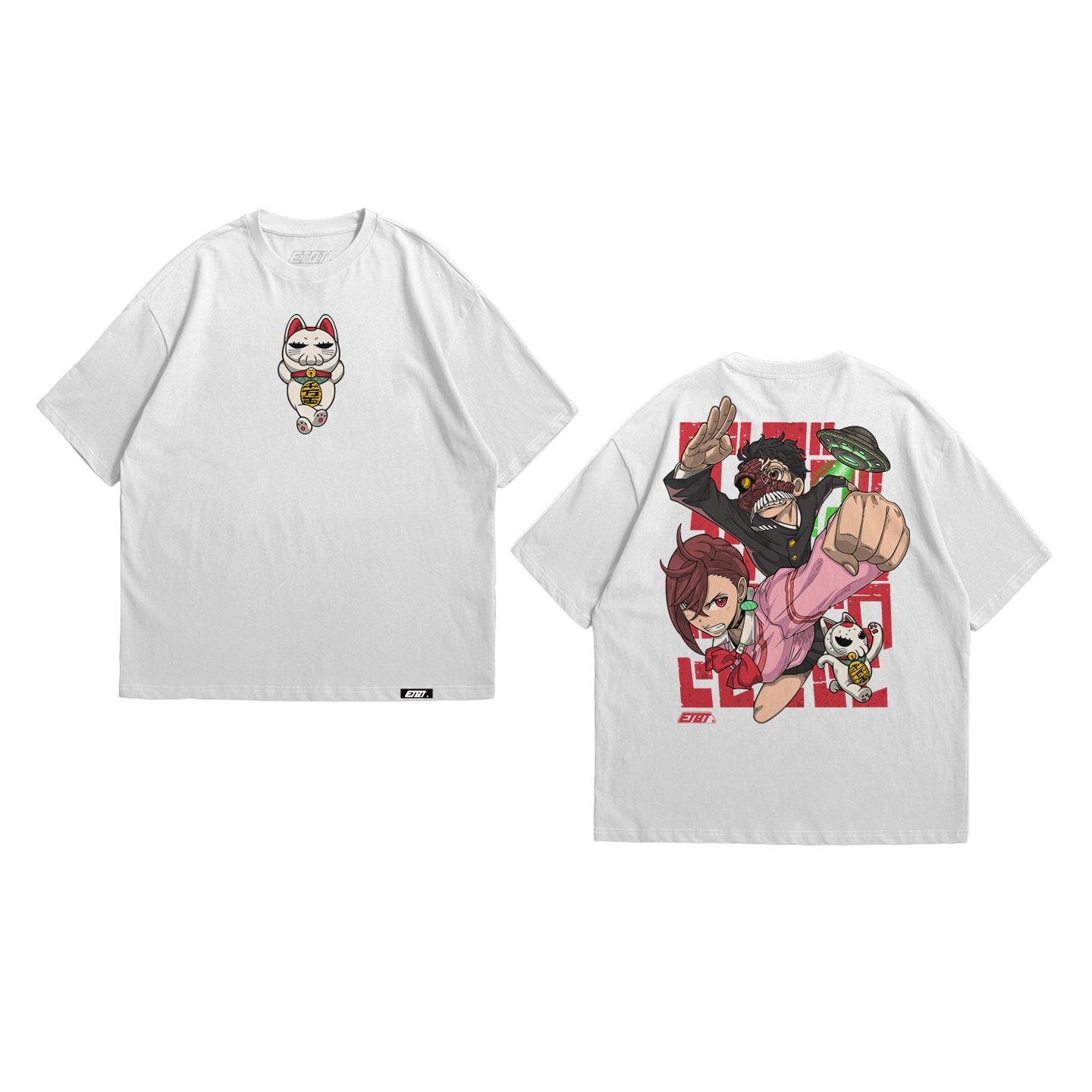 T-Shirt - Dandadan - Momo, Ken, and Turbo Granny