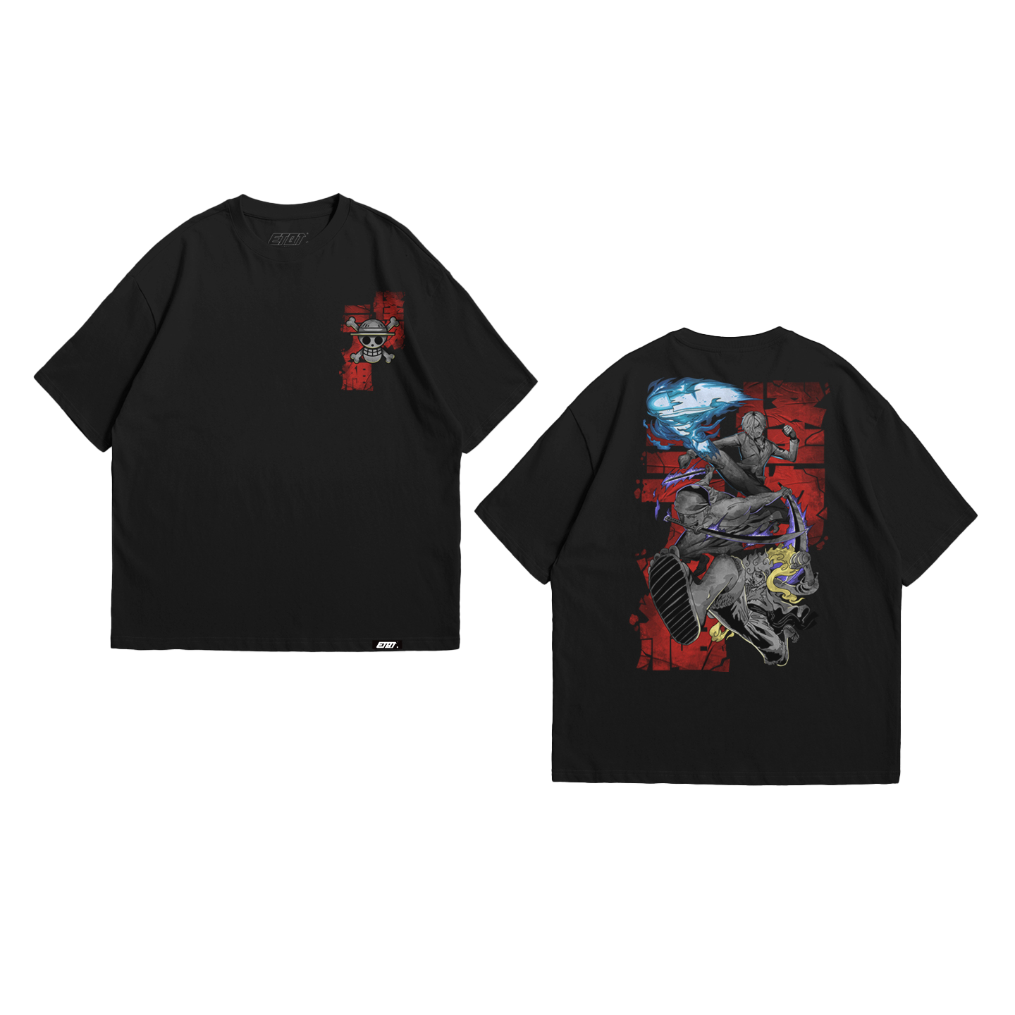 Anime Shirt - One Piece - Monster Trio v2