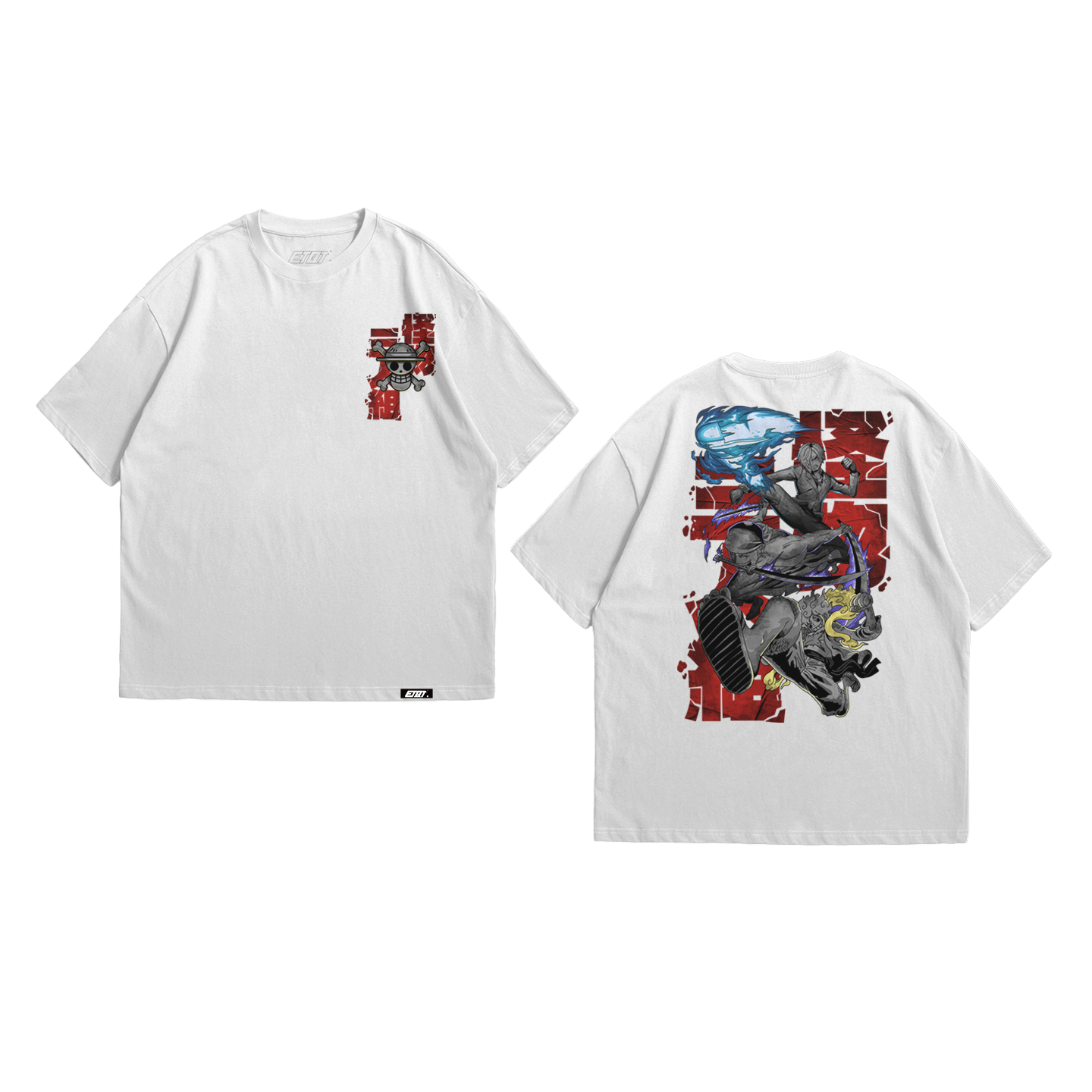 Anime Shirt - One Piece - Monster Trio v2