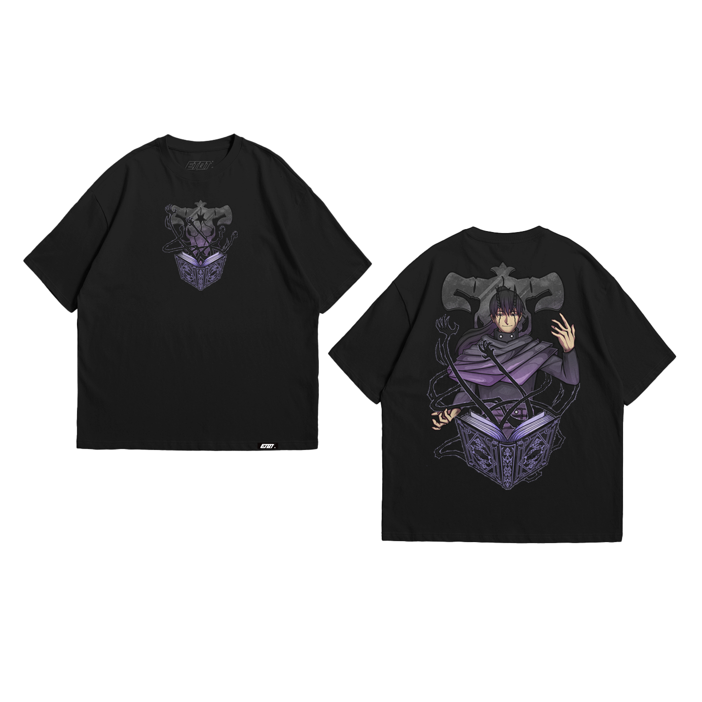 Anime Shirt - Black Clover - Nacht Faust v3