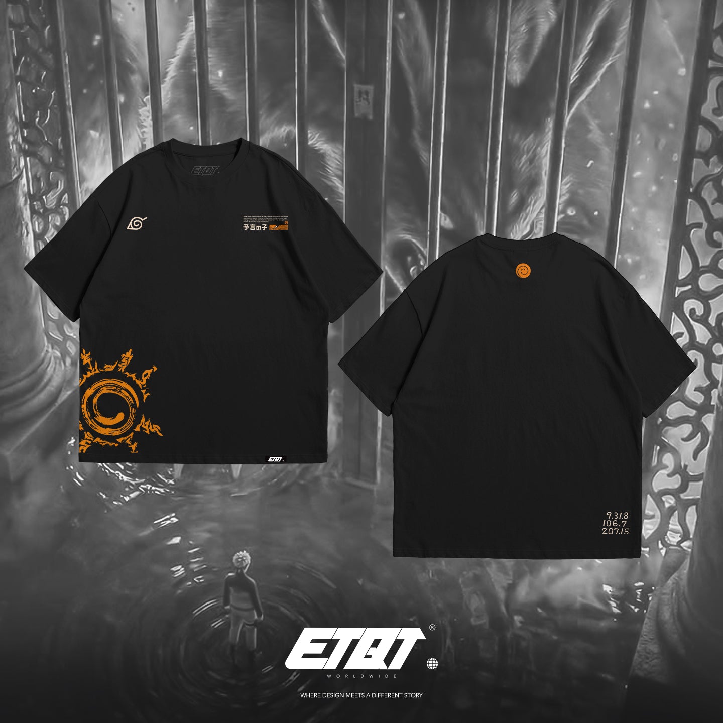 [New Released] Anime Shirt - Naruto - Naruto Seal v3