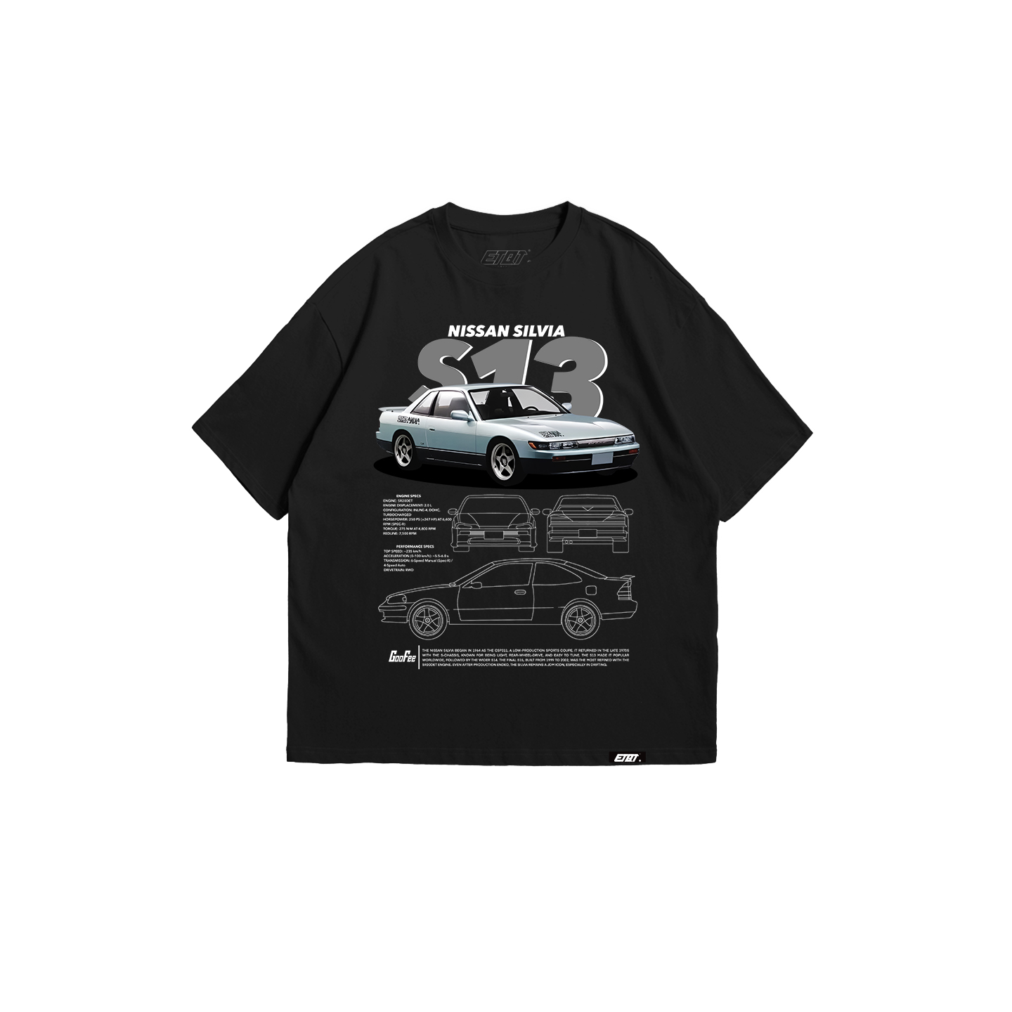 [New Released] T-Shirt - Overdrive Edition - Nissan Silvia