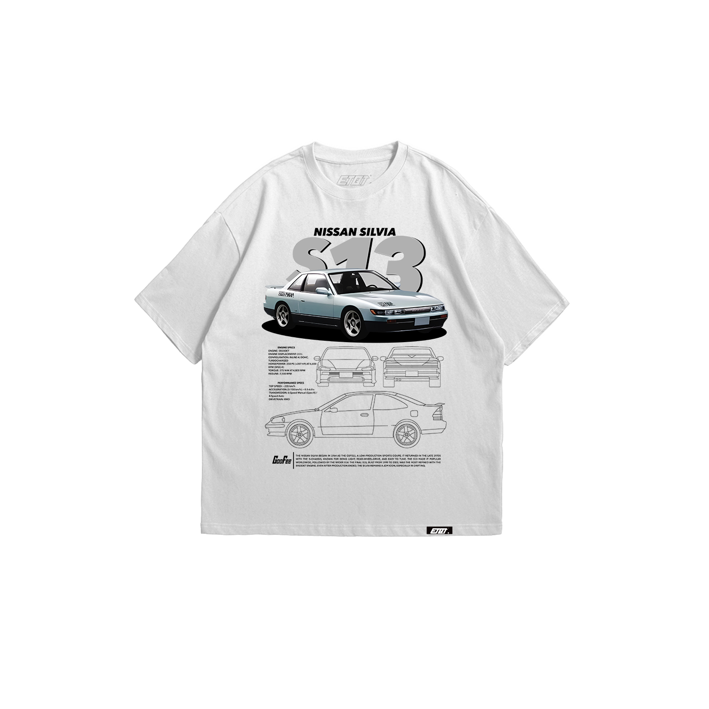[New Released] T-Shirt - Overdrive Edition - Nissan Silvia