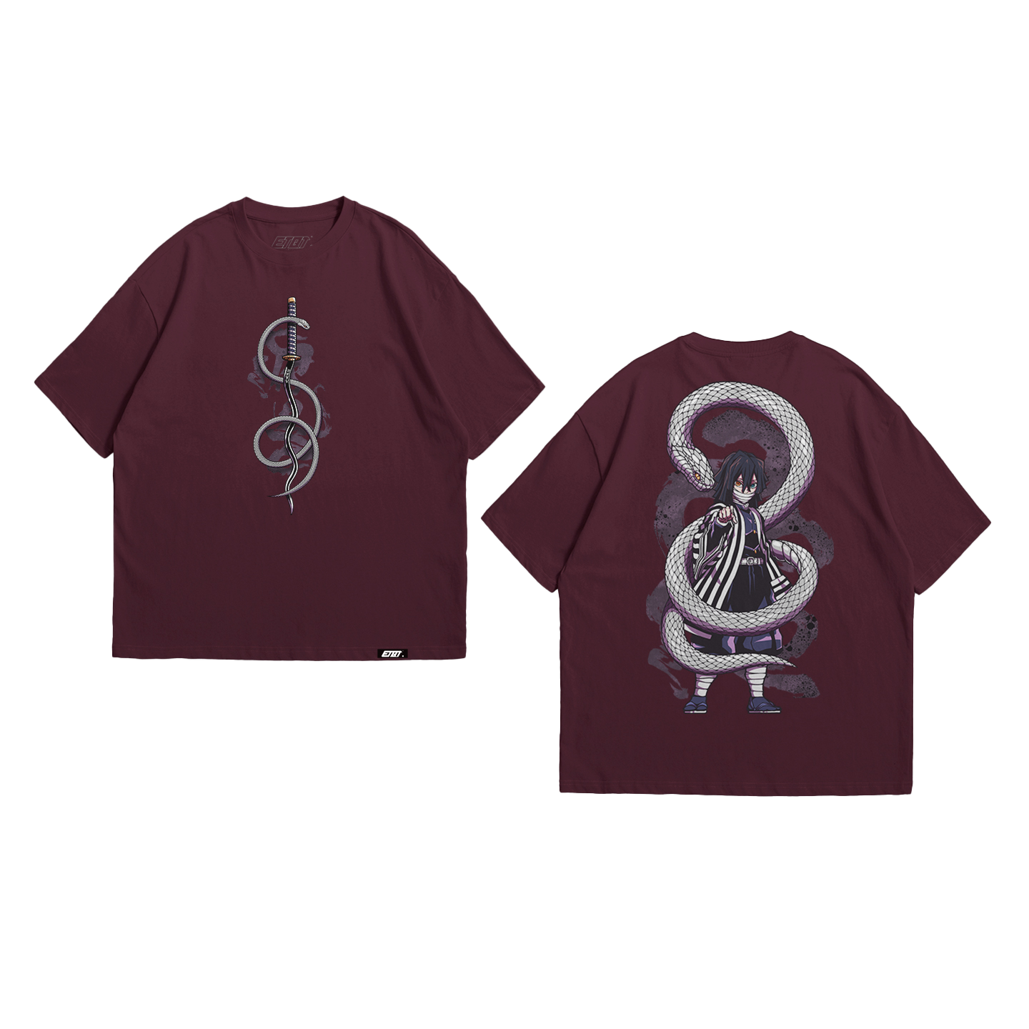 Anime Shirt - Demon Slayer - Obanai Iguro v2