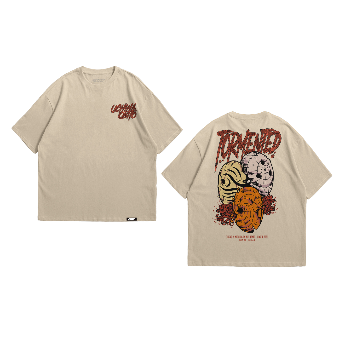 Anime Shirt - Naruto - Uchiha Obito - Obito Masks