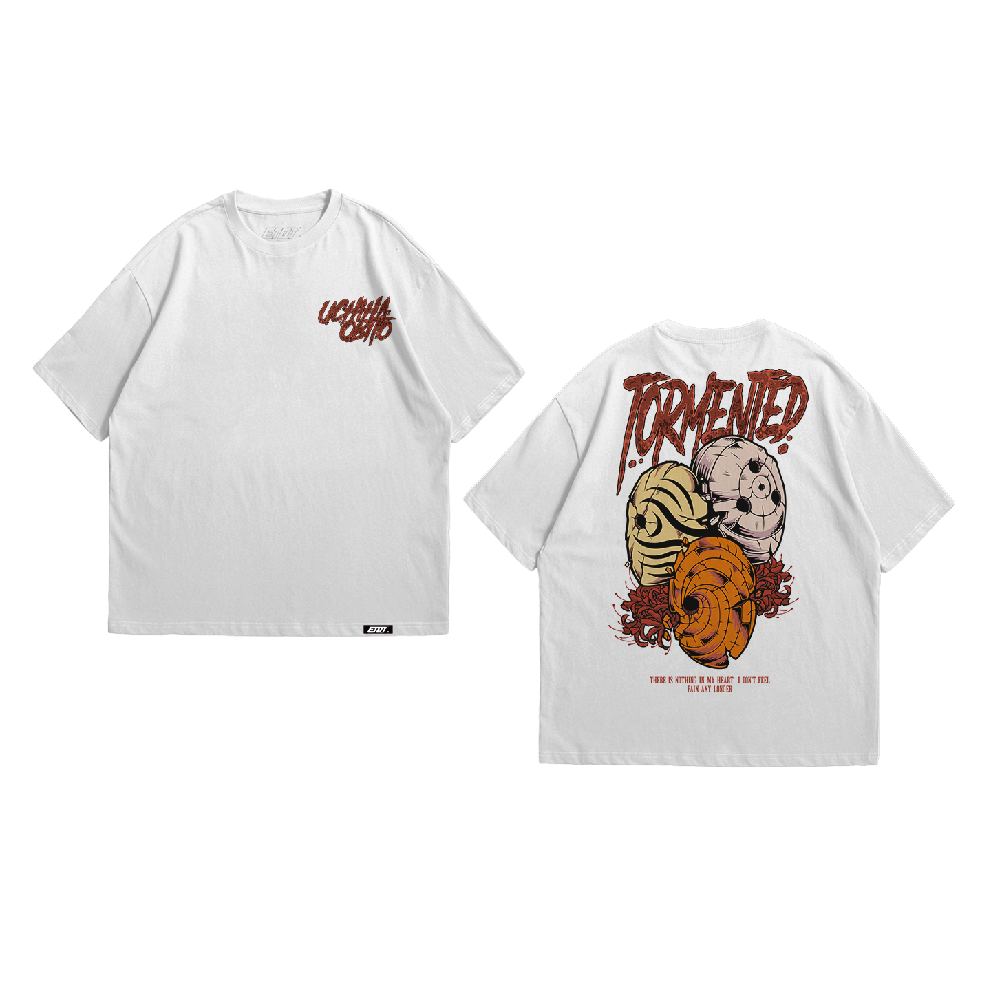 Anime Shirt - Naruto - Uchiha Obito - Obito Masks