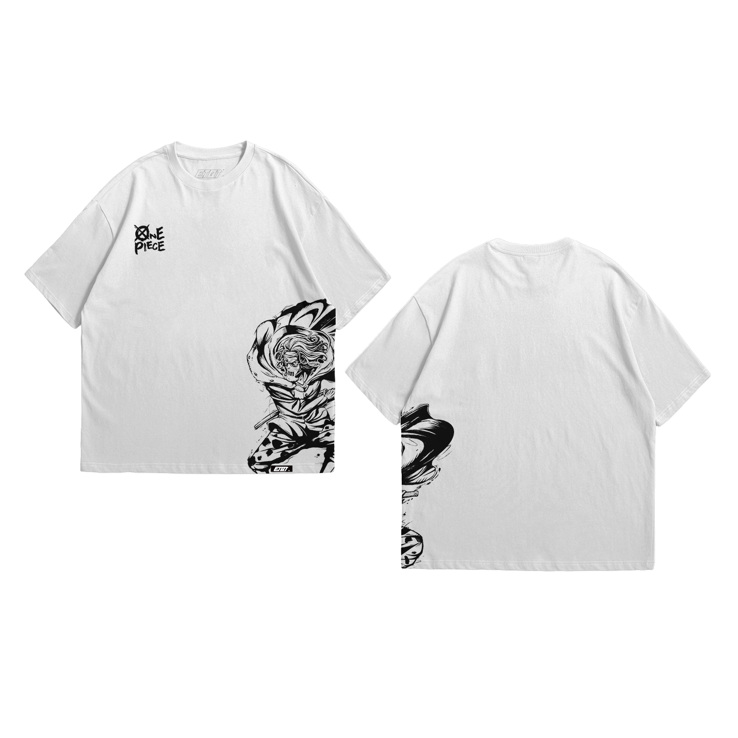 [New Released] Anime Shirt - One Piece - Jolly Roger - Silvers Rayleigh v2