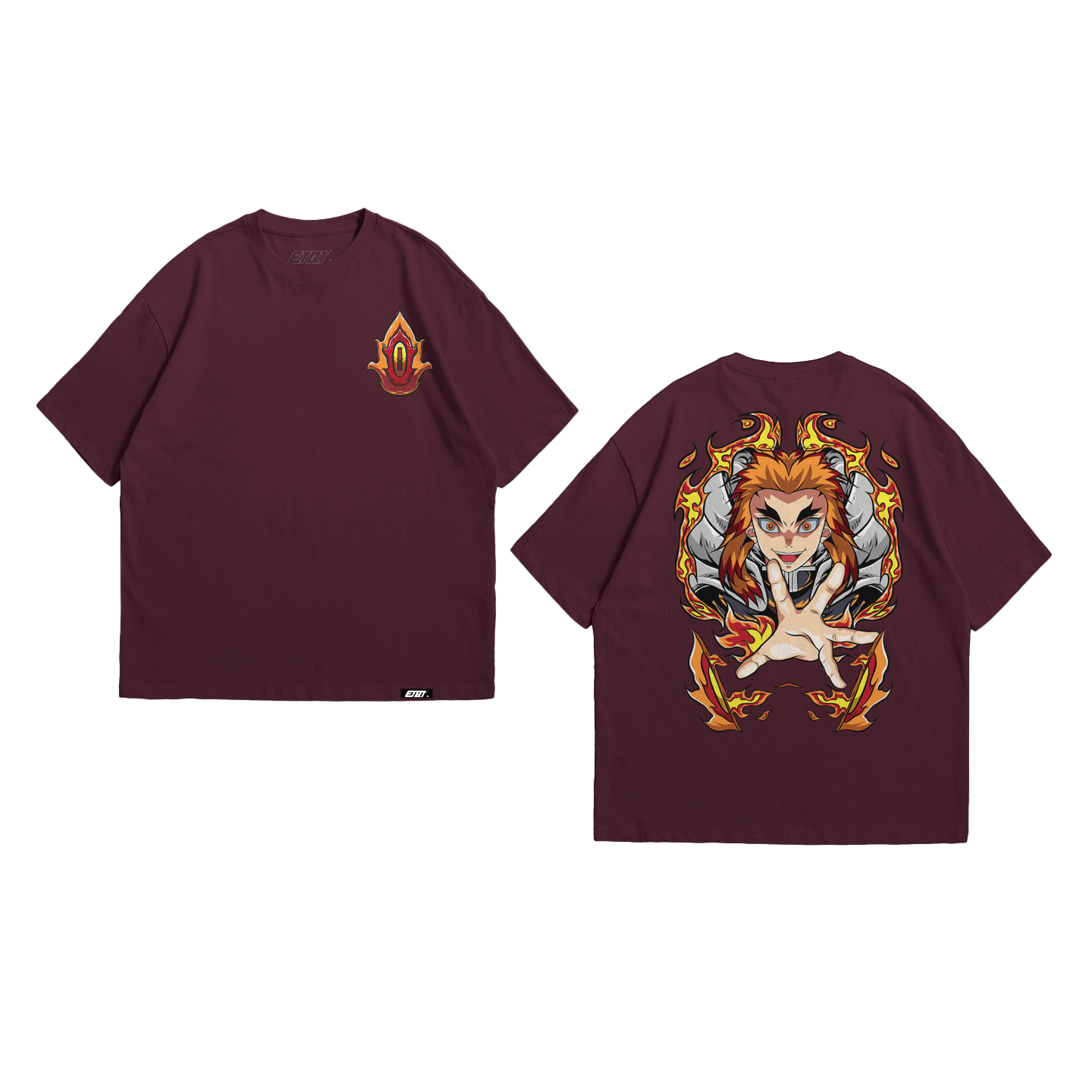 Anime Shirt - Demon Slayer - Kyojuro Rengoku v3