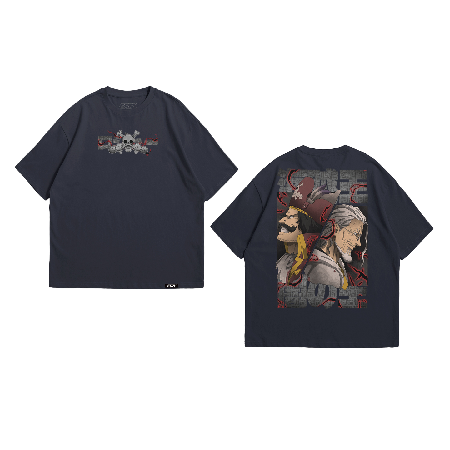 Anime Shirt - One Piece - Roger and Rayleigh v2
