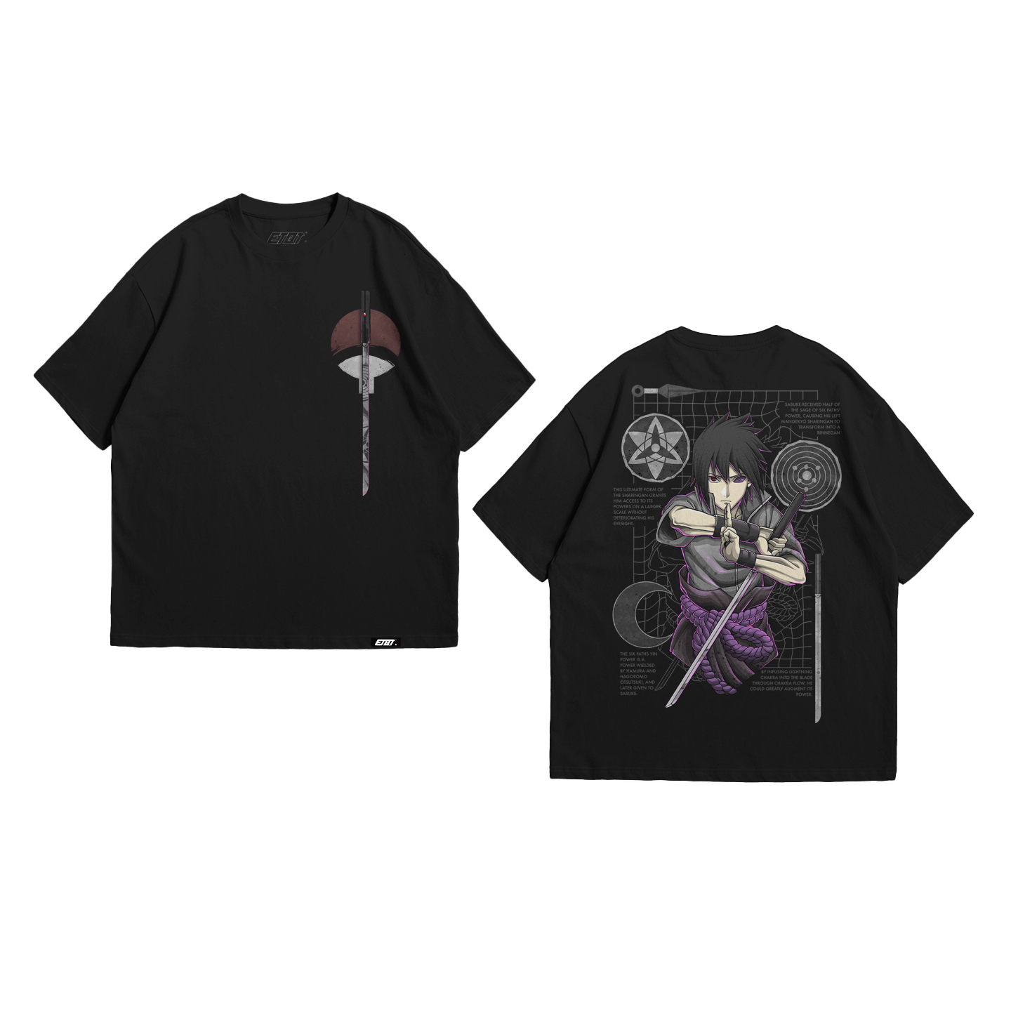 Anime Shirt - Naruto - Uchiha Sasuke v3