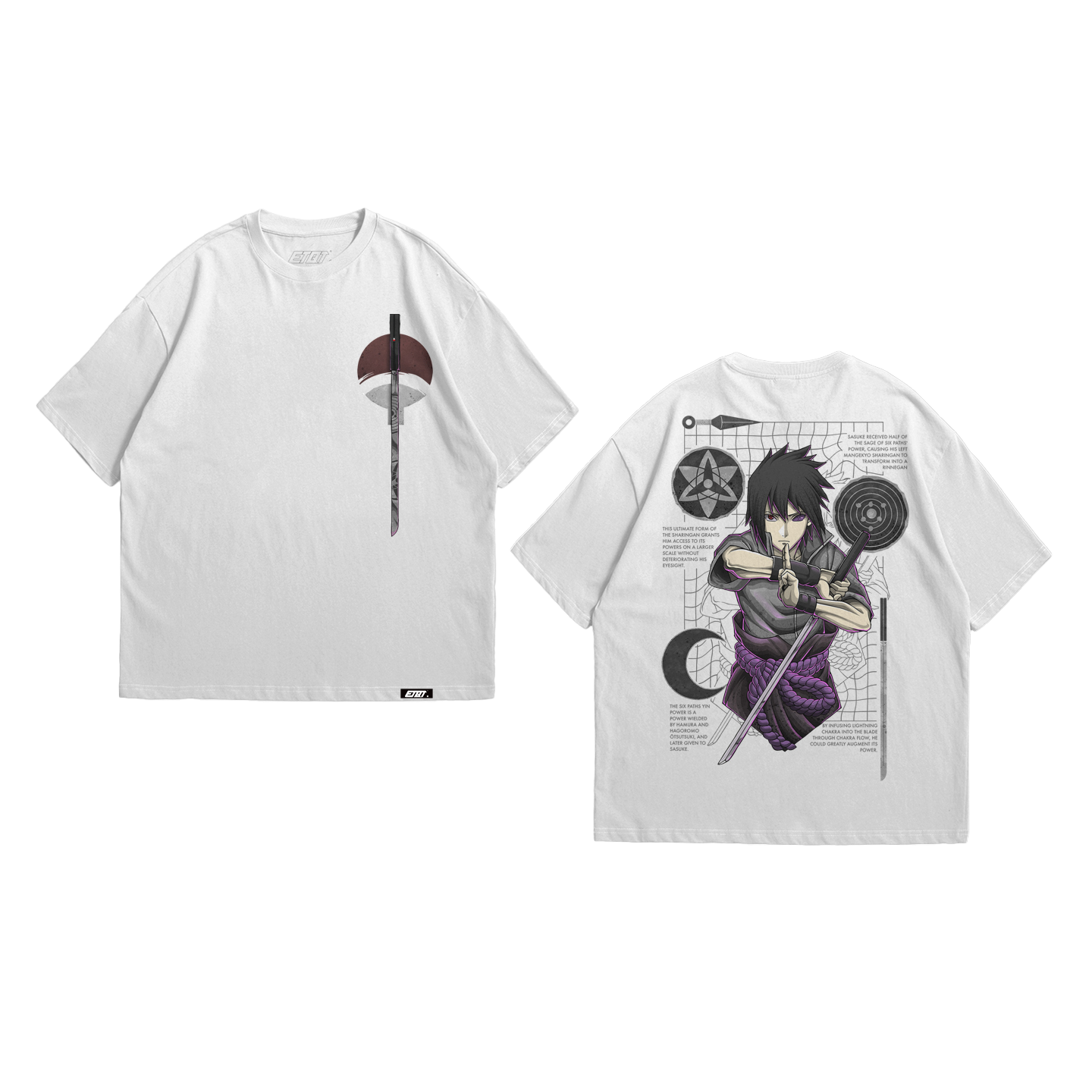 Anime Shirt - Naruto - Uchiha Sasuke v3