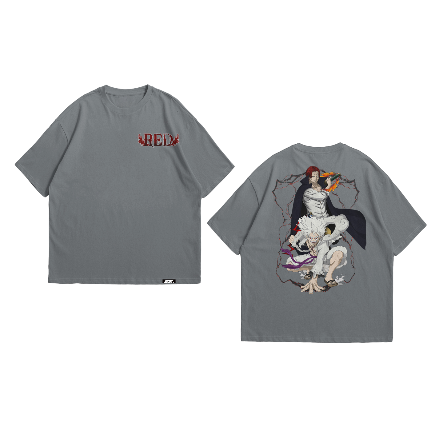 Anime Shirt - One Piece Film Red - Shanks and Luffy