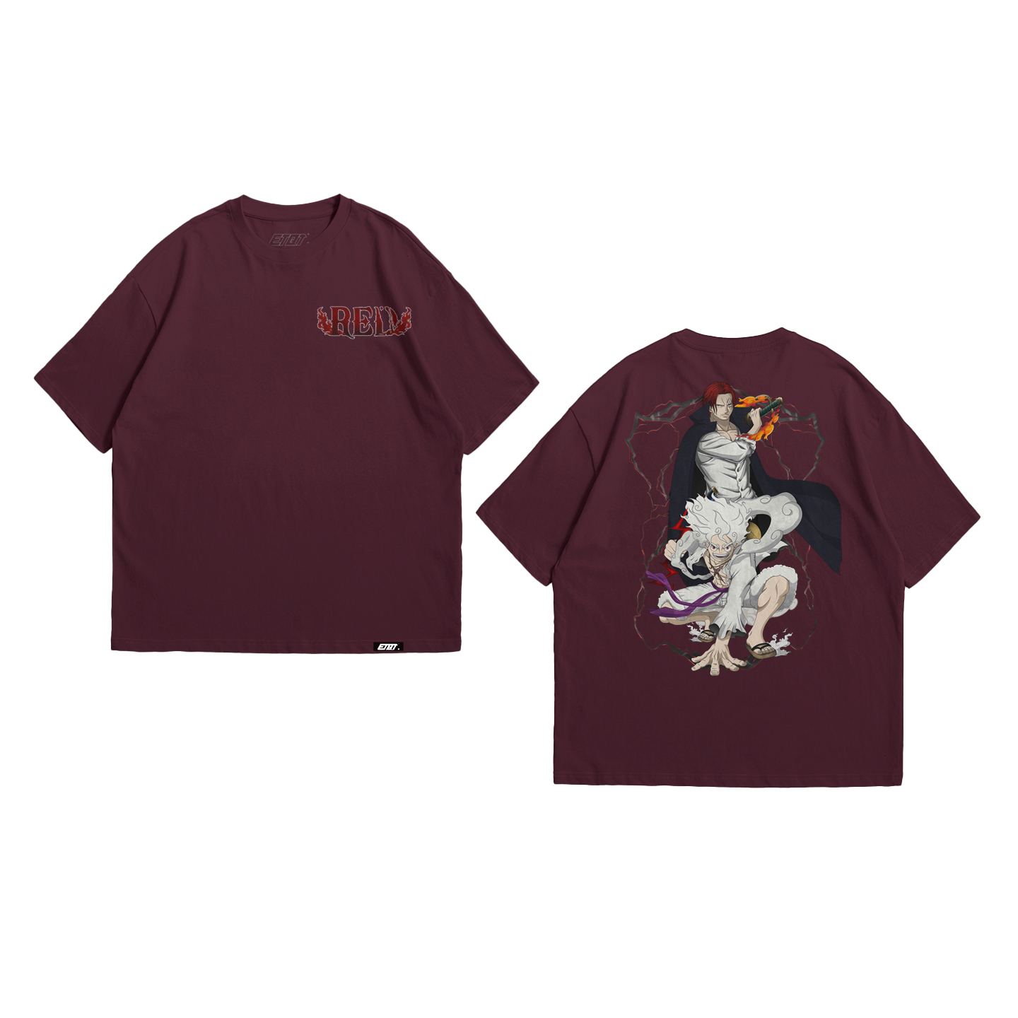 Anime Shirt - One Piece Film Red - Shanks and Luffy