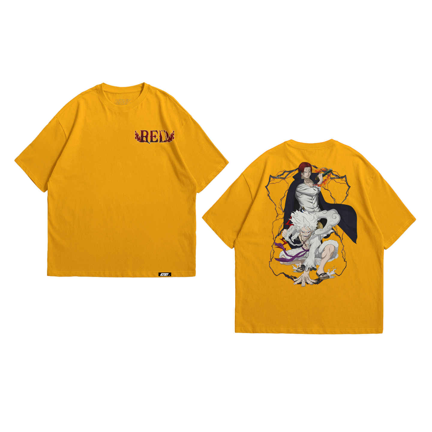 Anime Shirt - One Piece Film Red - Shanks and Luffy