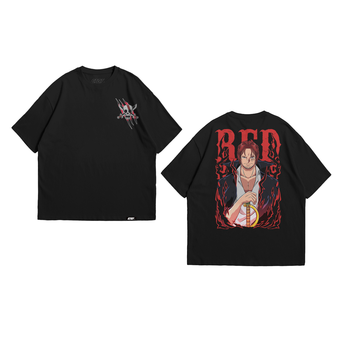 Anime Shirt - One Piece - Red Haired Shanks v2