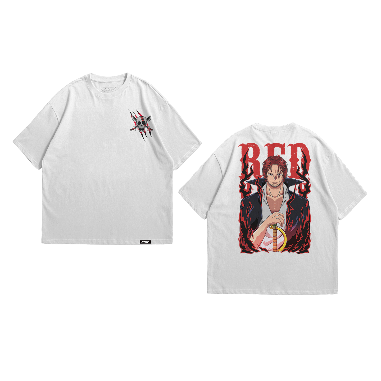 Anime Shirt - One Piece - Red Haired Shanks v2