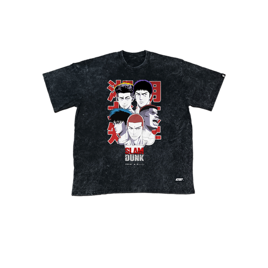 Acid Washed Shirt - Slam Dunk - Shohoku Team